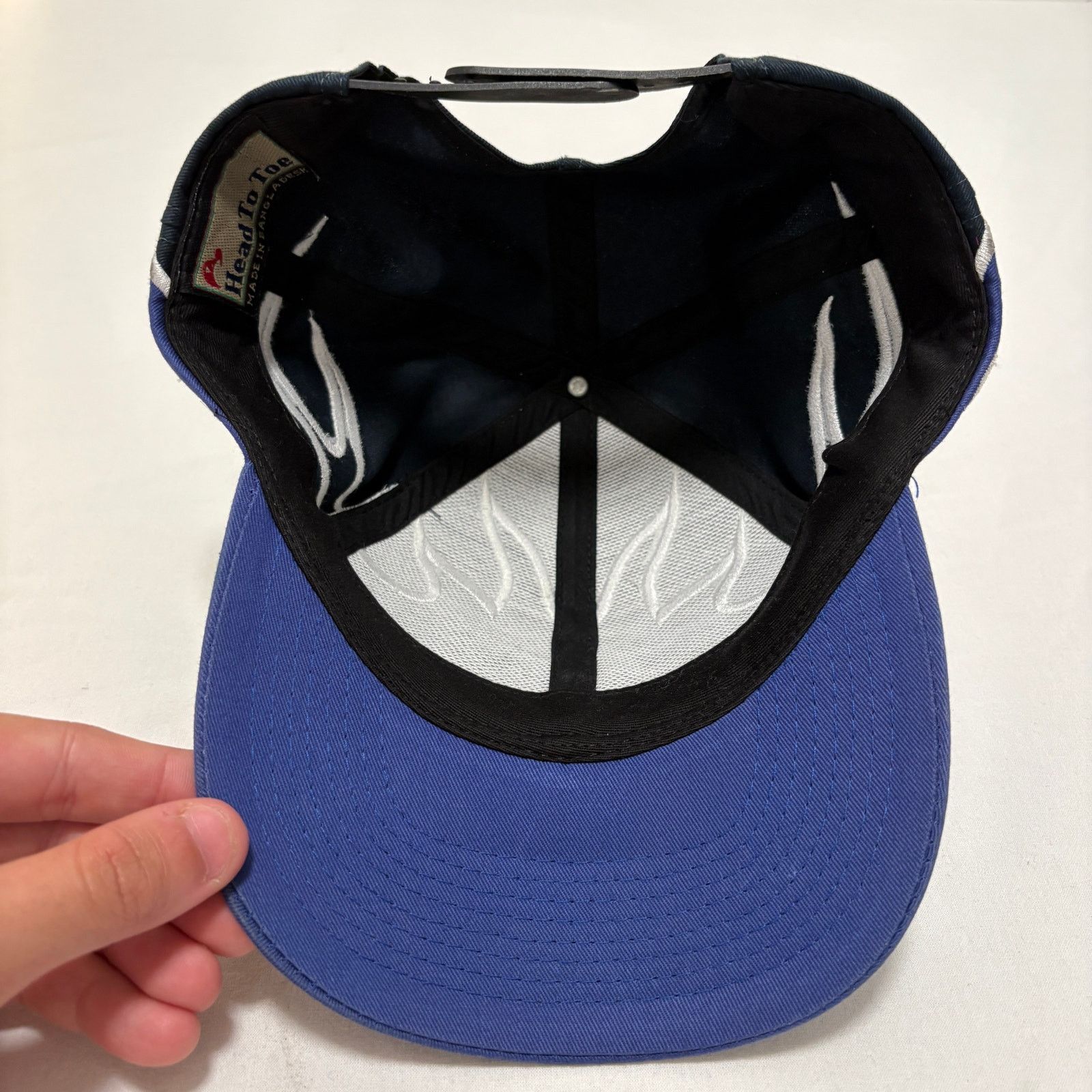 Vintage VTG Y2K 90's Chevy Flames Adjustable Snapback Baseball Hat Size ONE SIZE - 5 Thumbnail