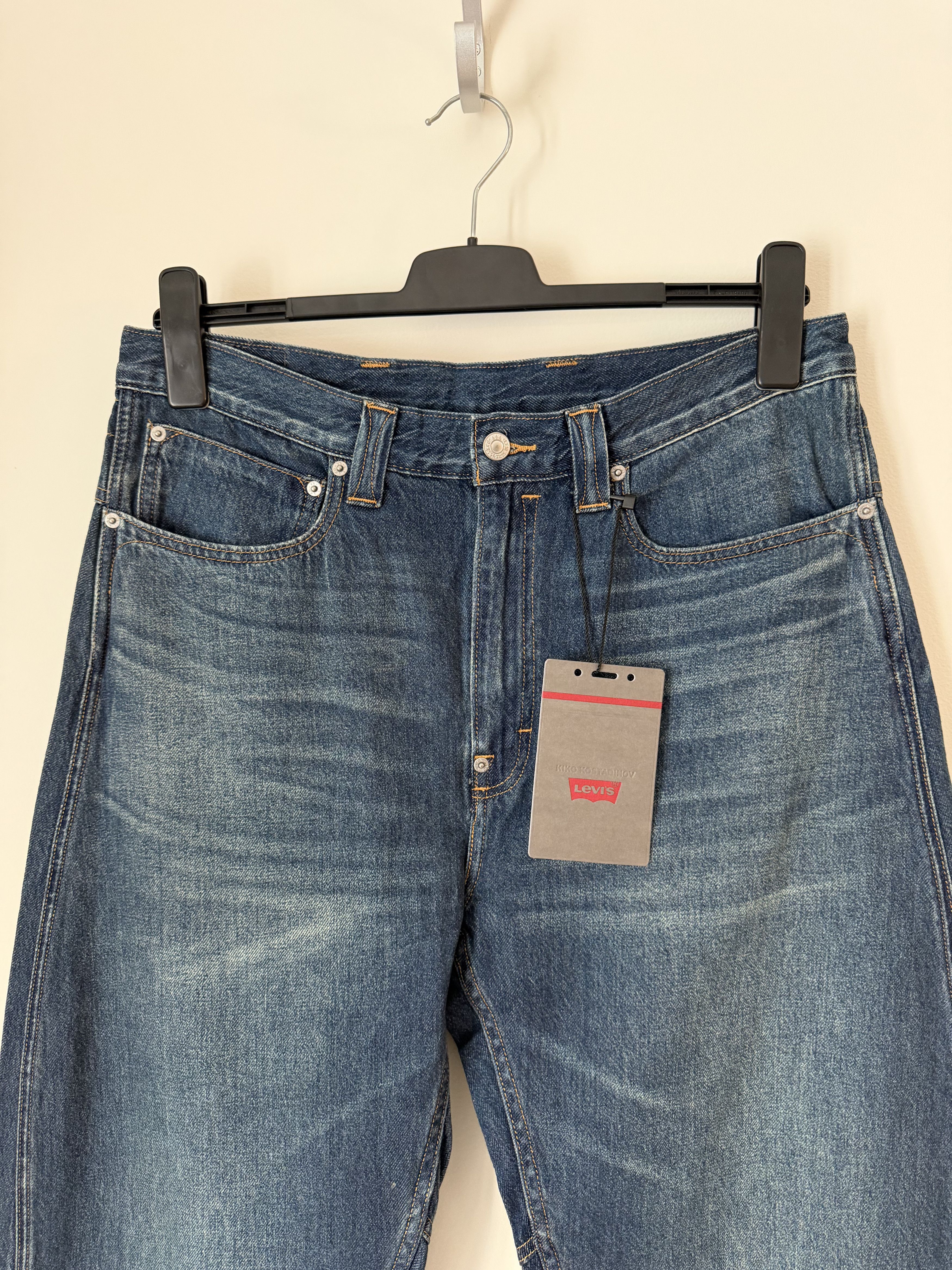 Kiko Kostadinov × Levi's Kiko Kostadinov Levi's Baggy Jeans in Indigo Blue Size US 34 / EU 50 - 2 Thumbnail