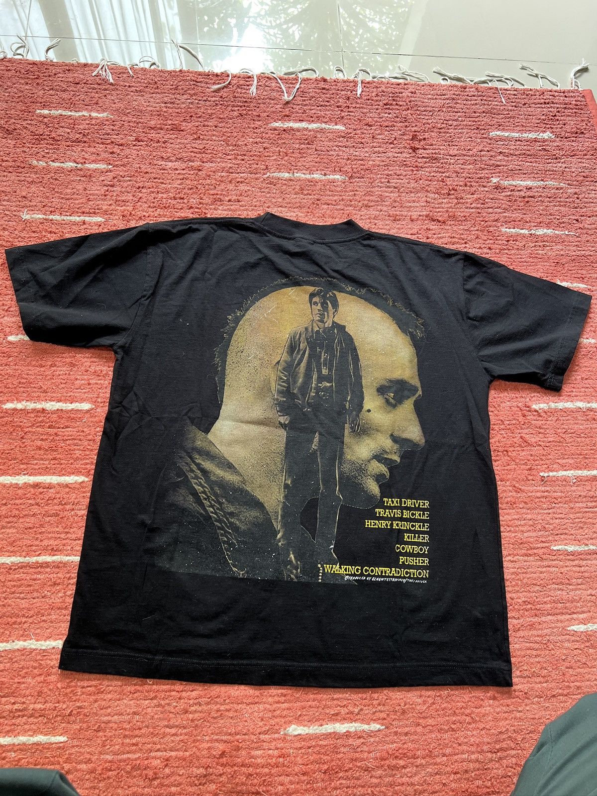 Vintage Taxi Driver 1976 movie robert de niro martin scorsese tshirt Size US XL / EU 56 / 4 - 2 Thumbnail