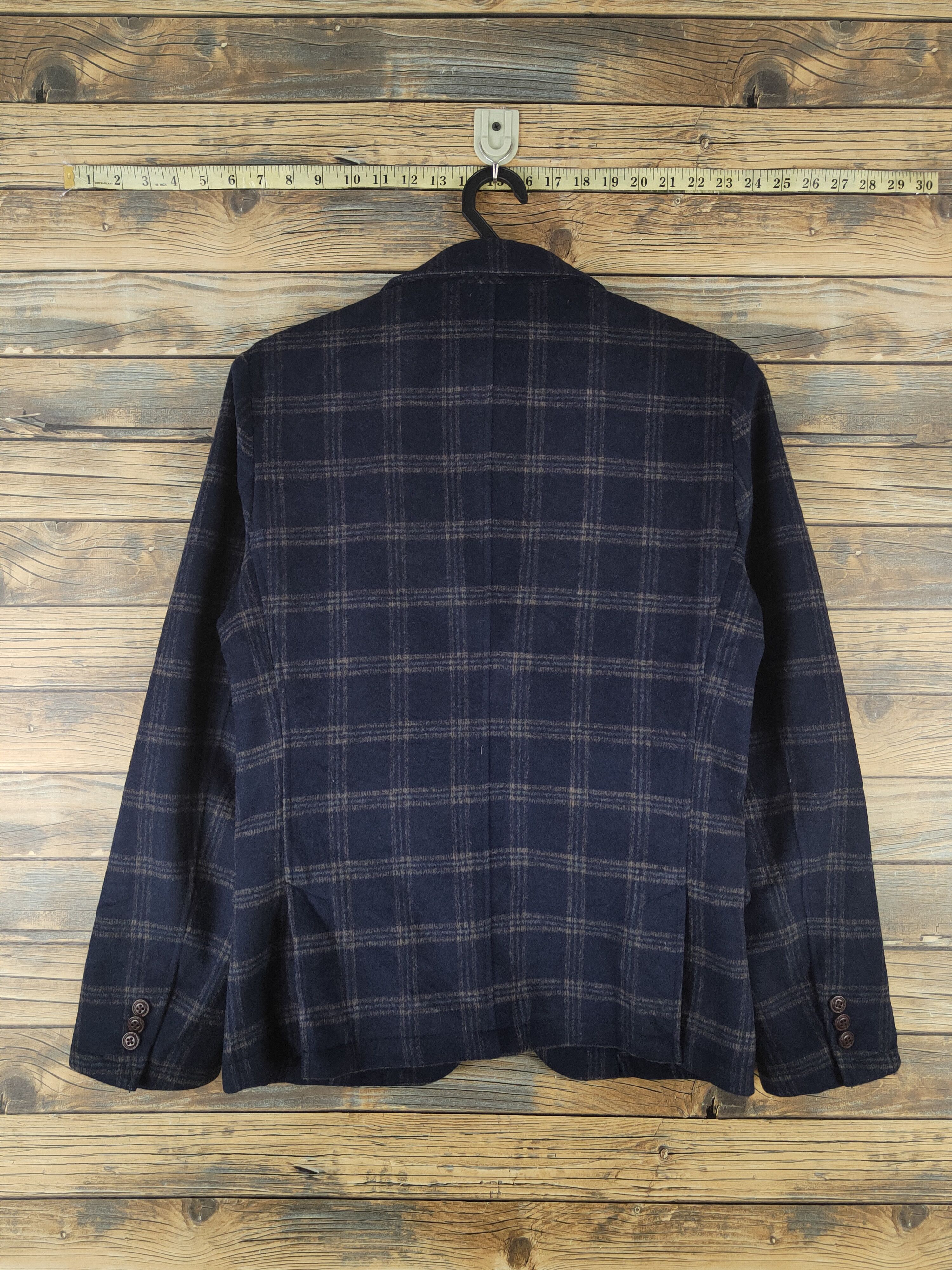 Vintage Rare collection 🔥Here's Street Navy Wool Blazers Size US M / EU 48-50 / 2 - 7 Thumbnail