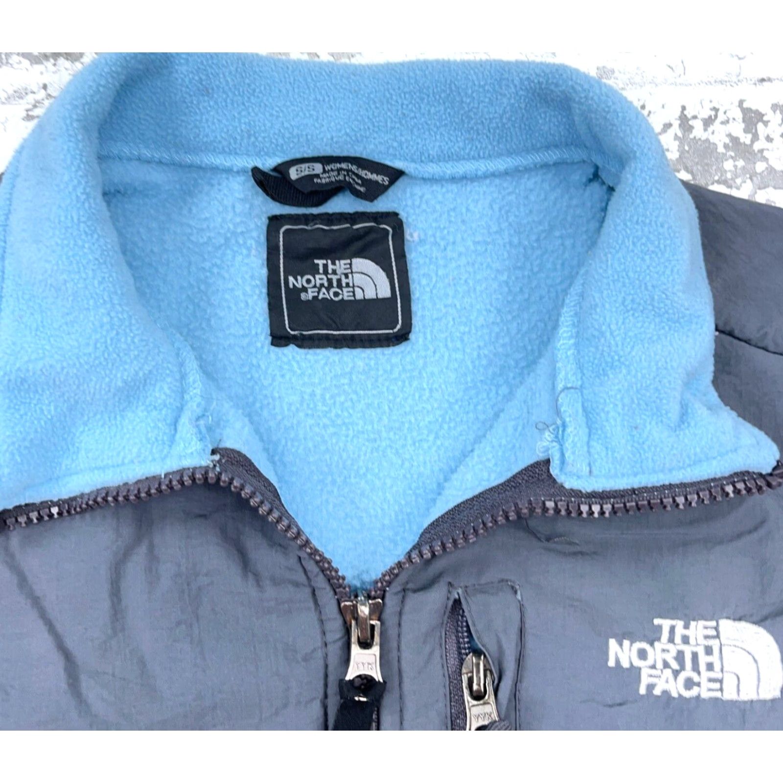 The North Face The North Face Jacket Women S Blue Denali Interchange Full Zip Fleece Polyester Logo Zipper Embroidered Casual Outerwear Classic Jacket Size S / US 4 / IT 40 - 4 Thumbnail