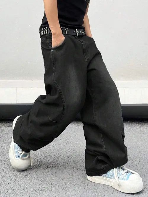 Japanese Brand × Vintage Skate Baggy Denim Jeans Loose fit Size US 36 / EU 52 - 1 Thumbnail