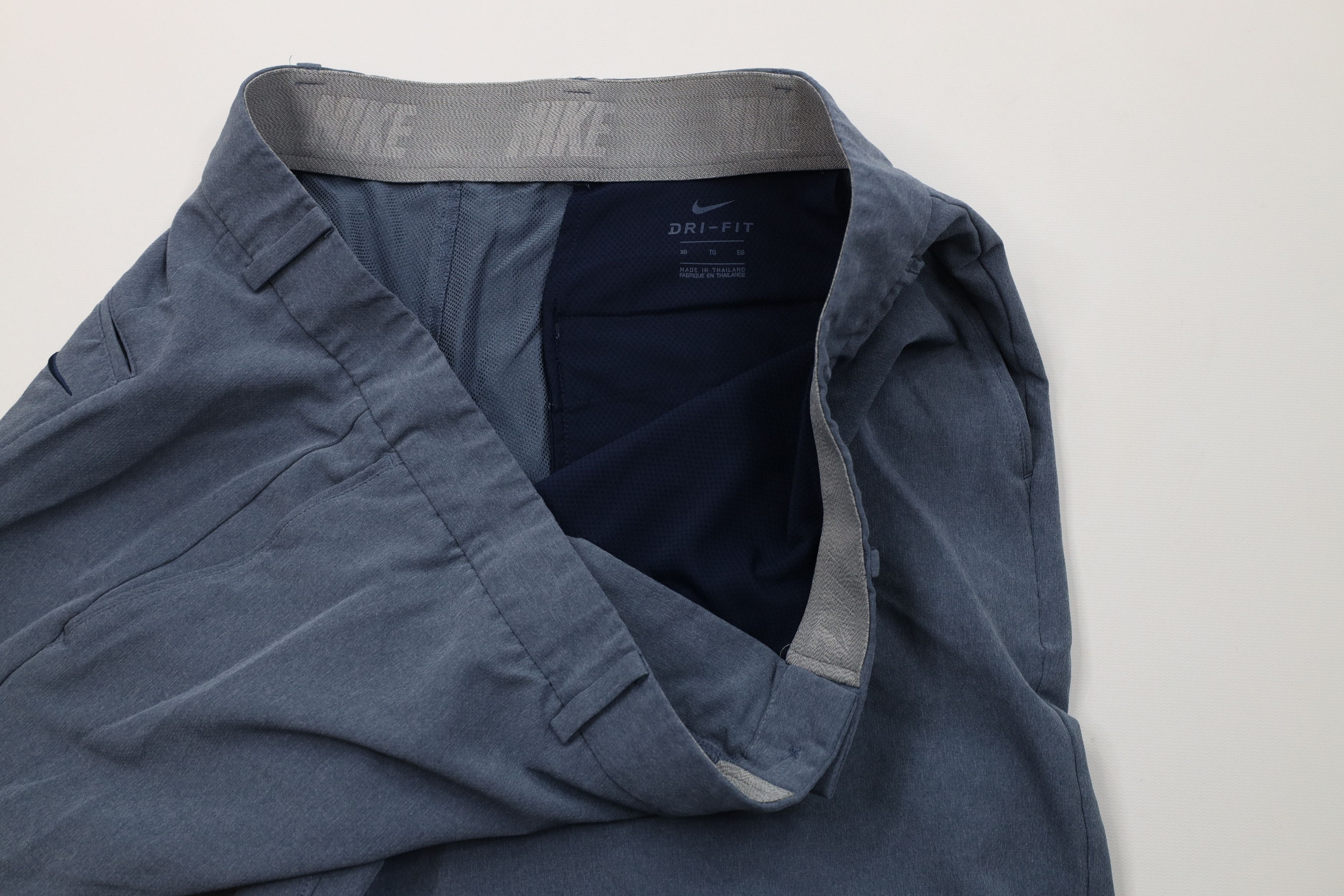 Nike Nike Golf Chambray Stretch Golfing Chino Shorts Blue Size US 38 / EU 54 - 6 Thumbnail