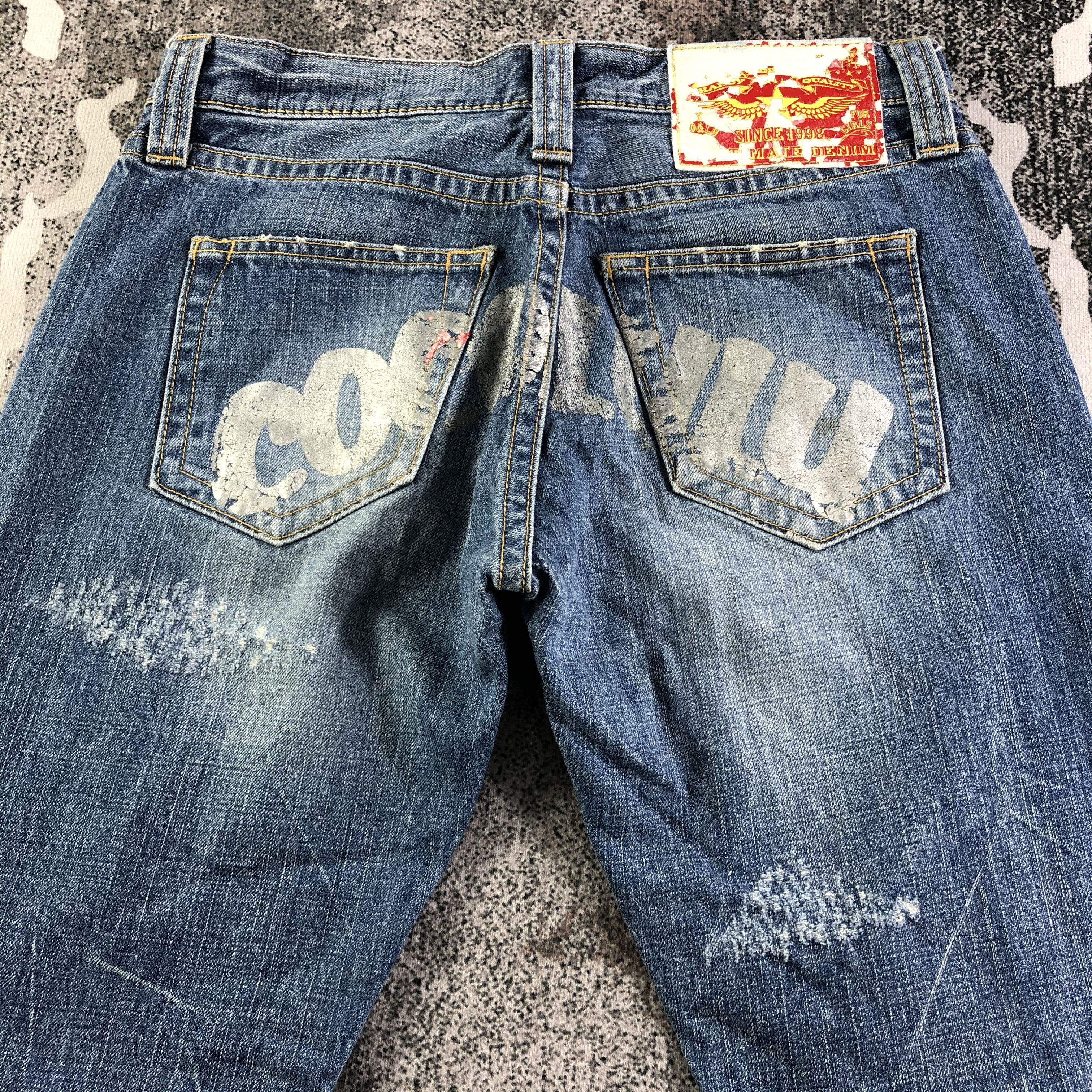 Japanese Brand Co&Lu Jeans Ripped Denim KJ2368 Size US 26 / EU 42 - 4 Thumbnail