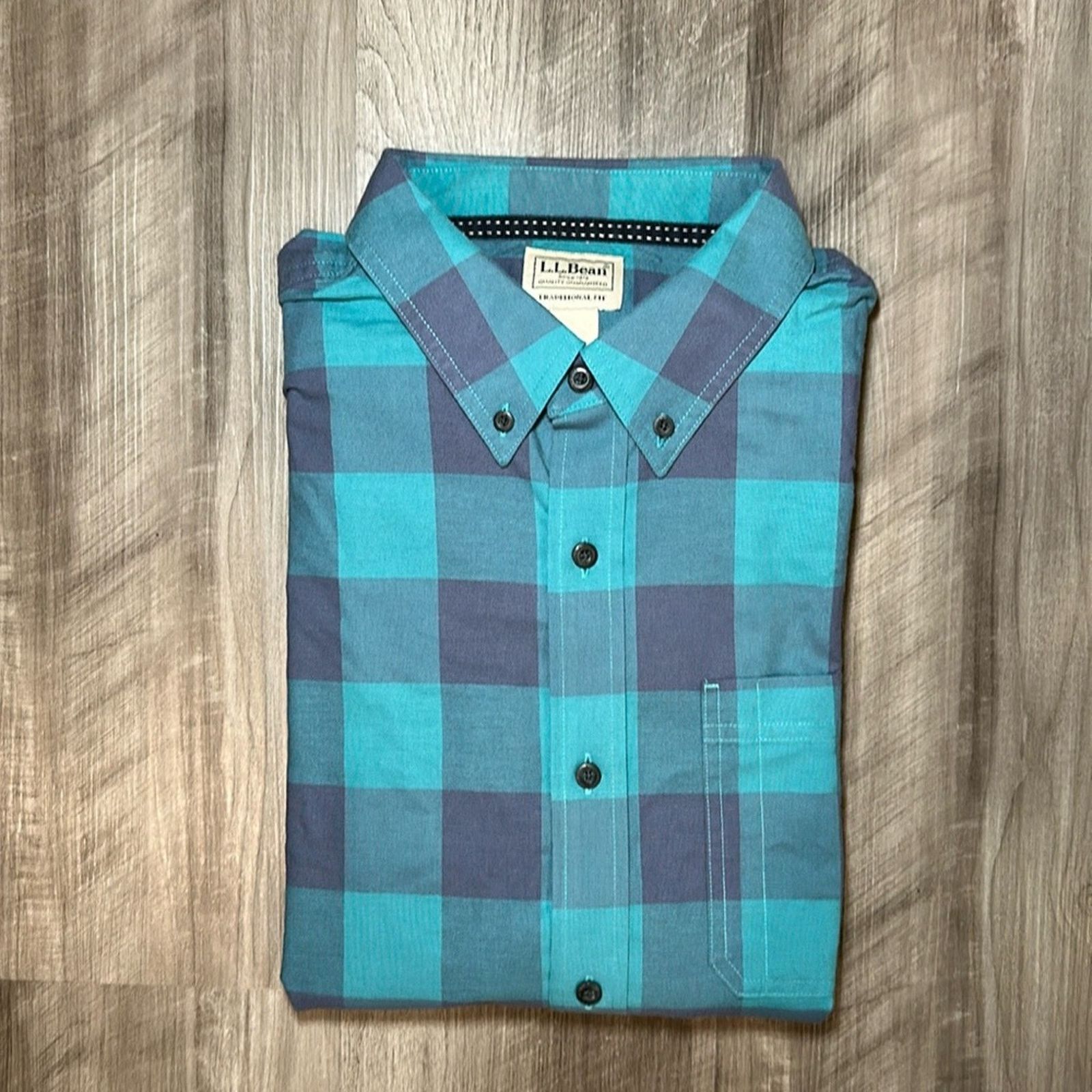 L.L. Bean L.L. Bean Traditional Fit Long Sleeve - Large Regular Size US L / EU 52-54 / 3 - 1 Thumbnail