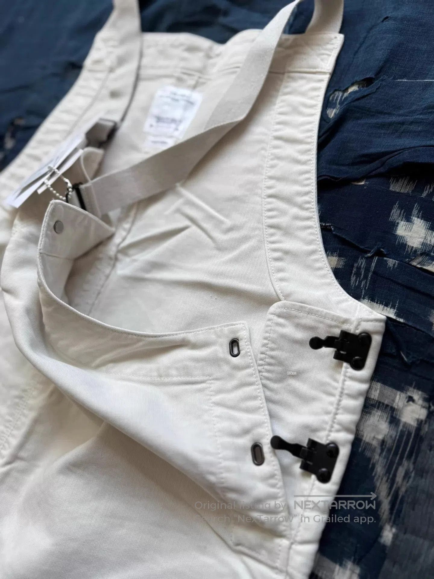 Visvim White Suspender Overalls Size 26. Size US 26 / EU 42 - 6 Thumbnail