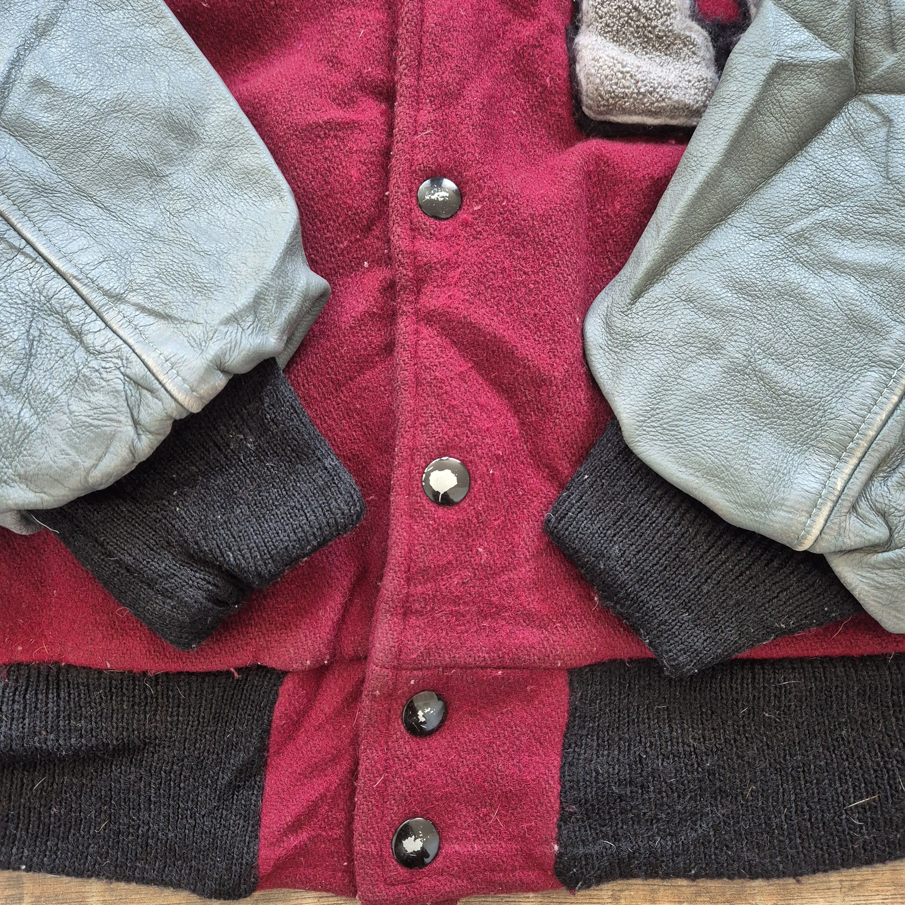 Vintage Letterman rop athletisc vintage jacket wool leather Size XL / US 12-14 / IT 48-50 - 6 Thumbnail