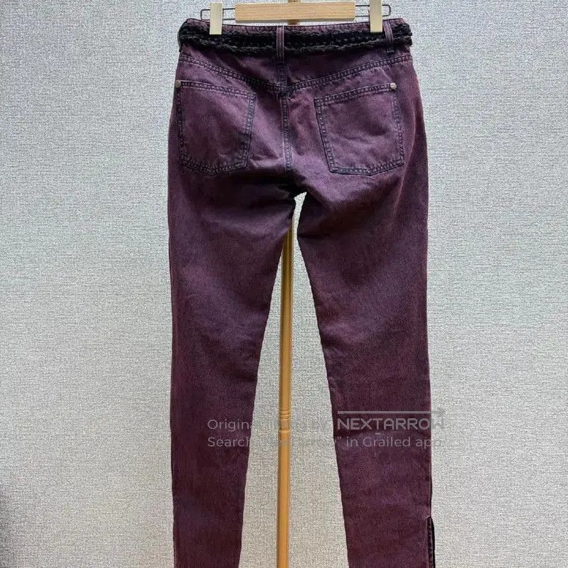 Chanel Chanel Purple Cotton Summer Jeans . Size 30" / US 8 / IT 44 - 2 Thumbnail
