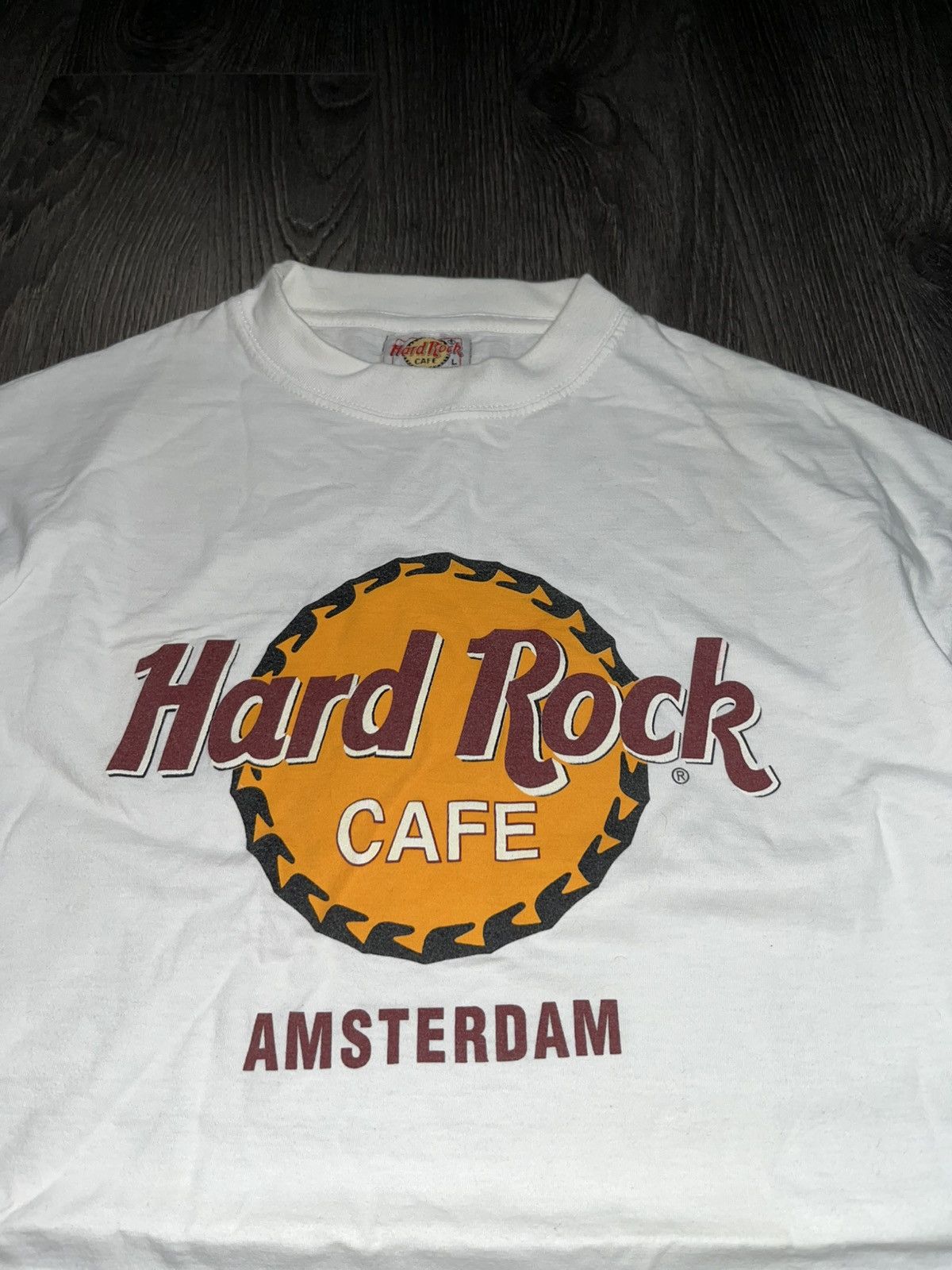 Hard Rock Cafe Vintage 90s Hard Rock Cafe Amsterdam Graphic Tee L Size US L / EU 52-54 / 3 - 2 Thumbnail