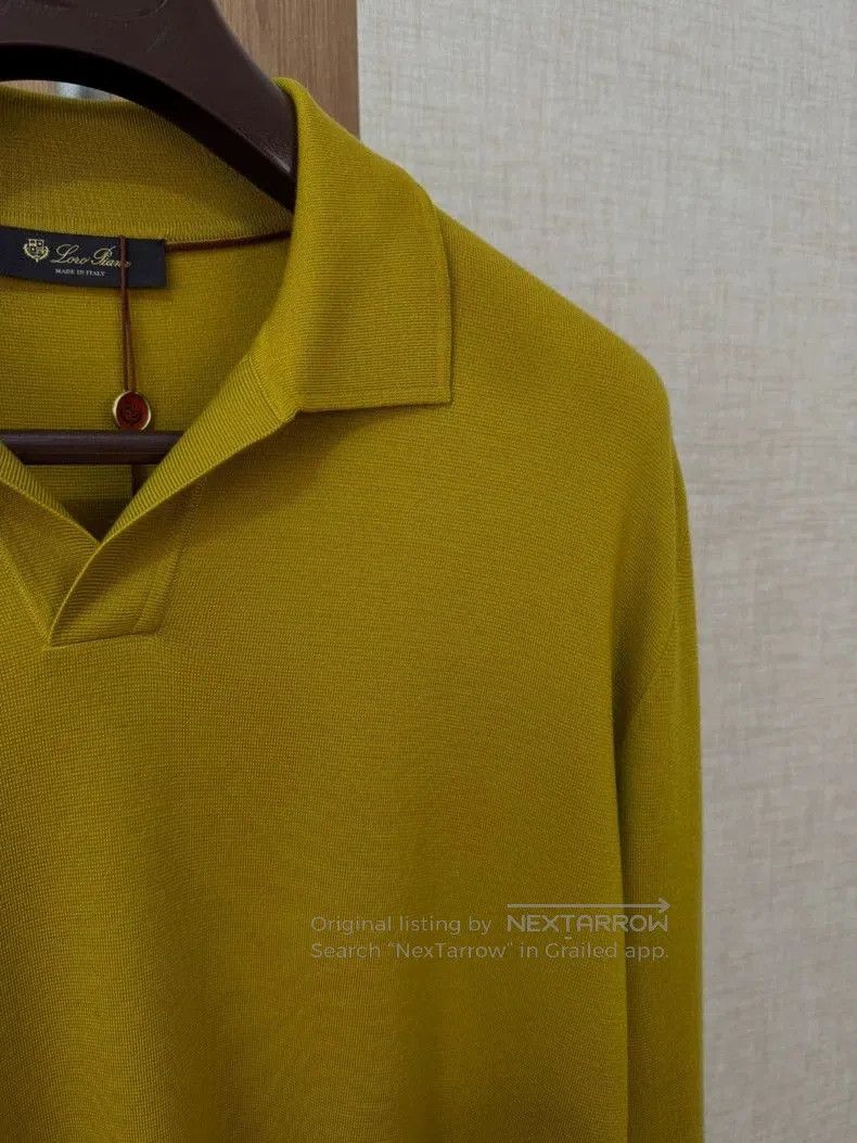 Loro Piana Loro Piana Wish Wool Knit Polo. Size US L / EU 52-54 / 3 - 5 Thumbnail
