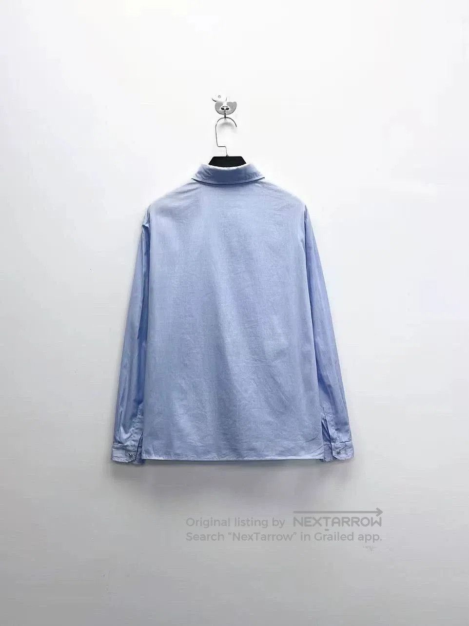 Miu Miu light blue cat pocket button. Size L / US 10 / IT 46 - 2 Thumbnail