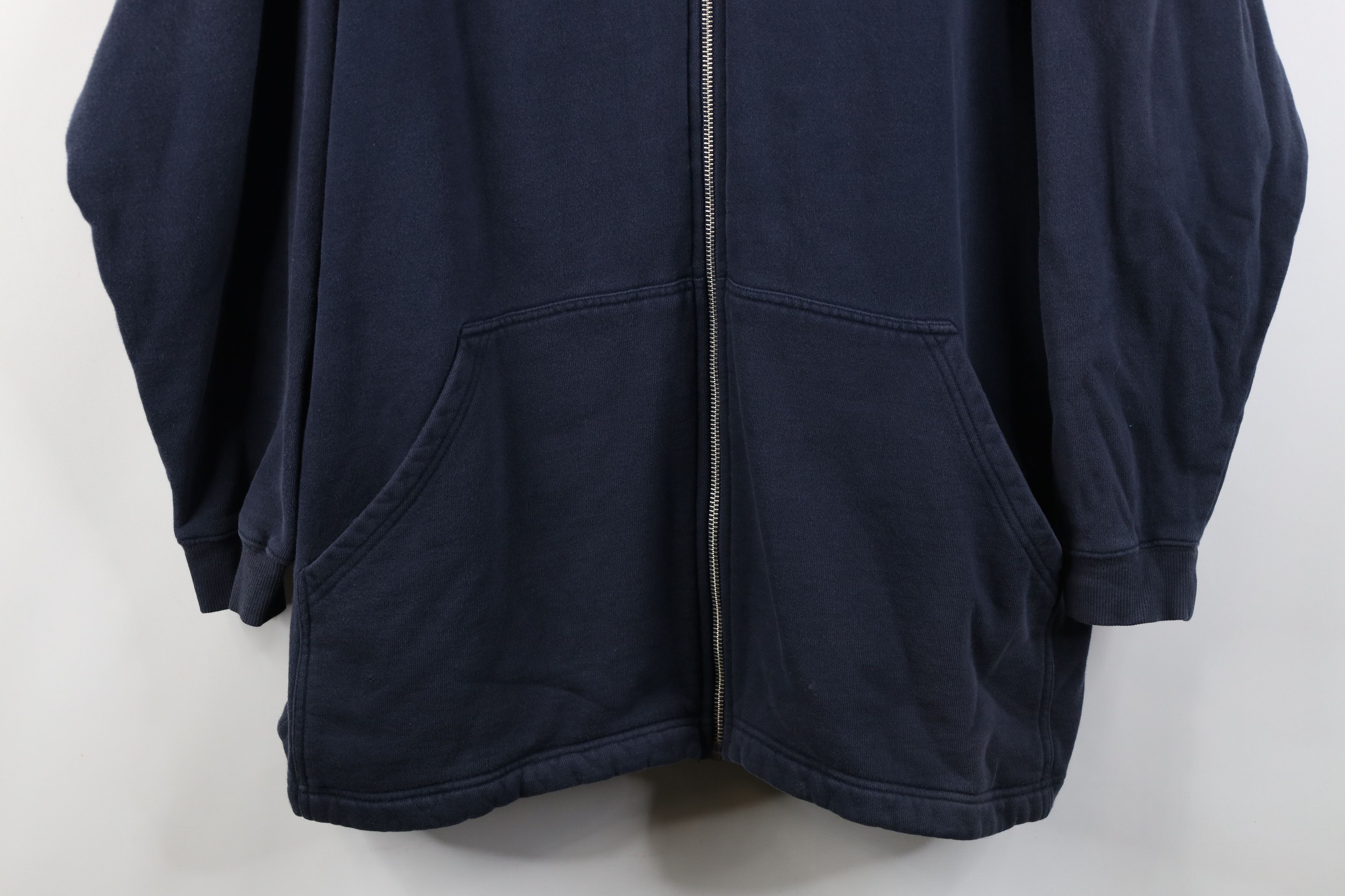 Eddie Bauer Vintage 90s Eddie Bauer Oversized Baggy Sun Faded Zip Hoodie Size M / US 6-8 / IT 42-44 - 3 Thumbnail