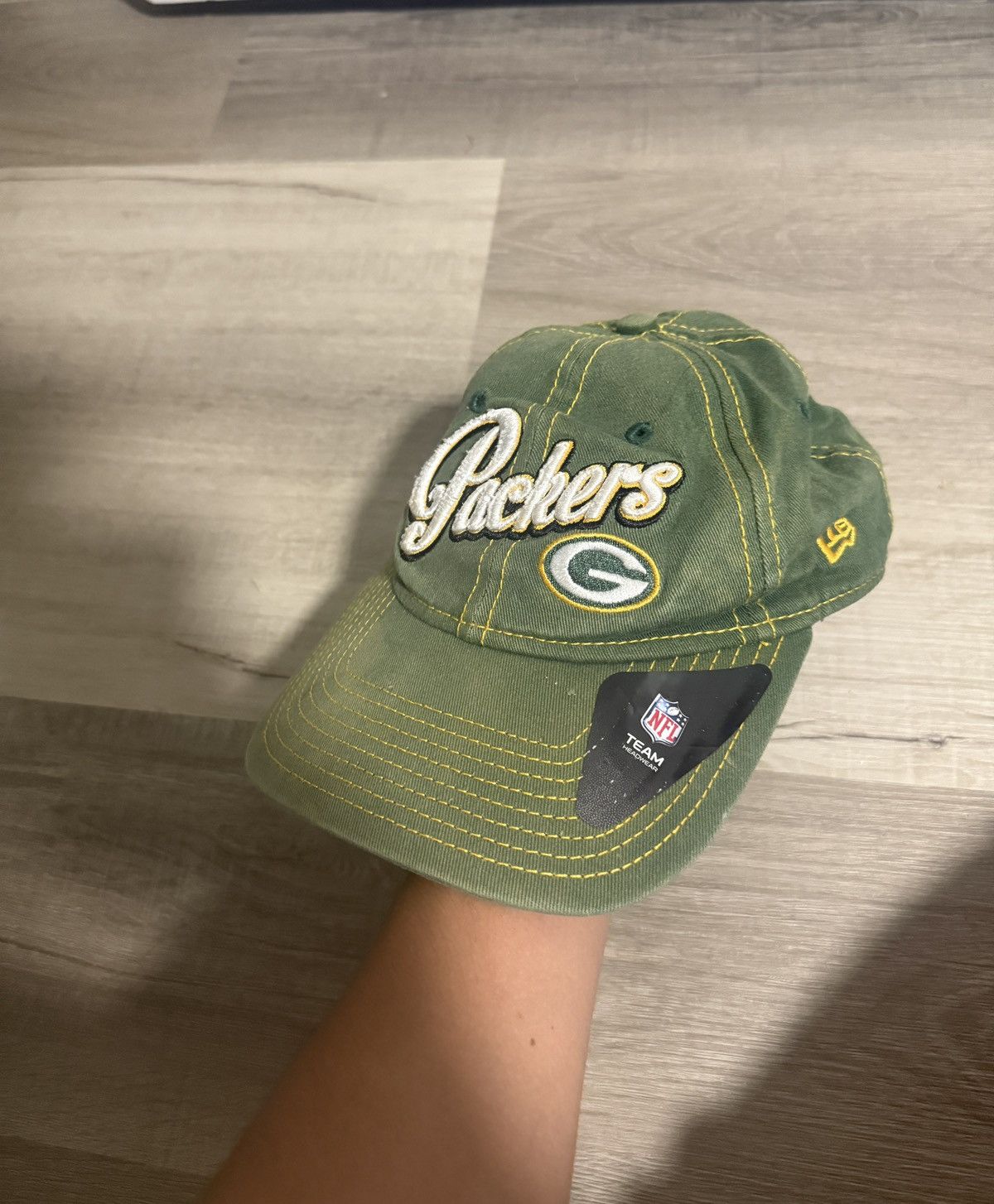 NFL × New Era × Vintage Green Bay Packers New Era Hat NFL Cap Vintage Distressed OS Size ONE SIZE - 1 Thumbnail