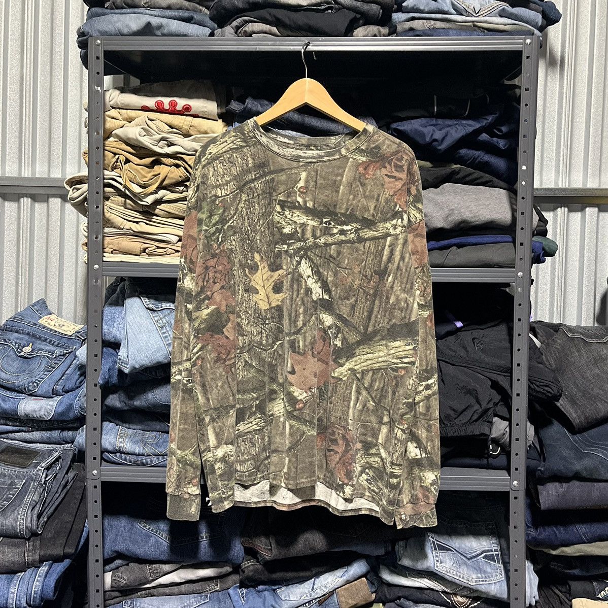 Mossy Oaks × Vintage Crazy Y2K Camo Carhartt Style Mossy Oak Longsleeve Essential Size US XXL / EU 58 / 5 - 1 Thumbnail