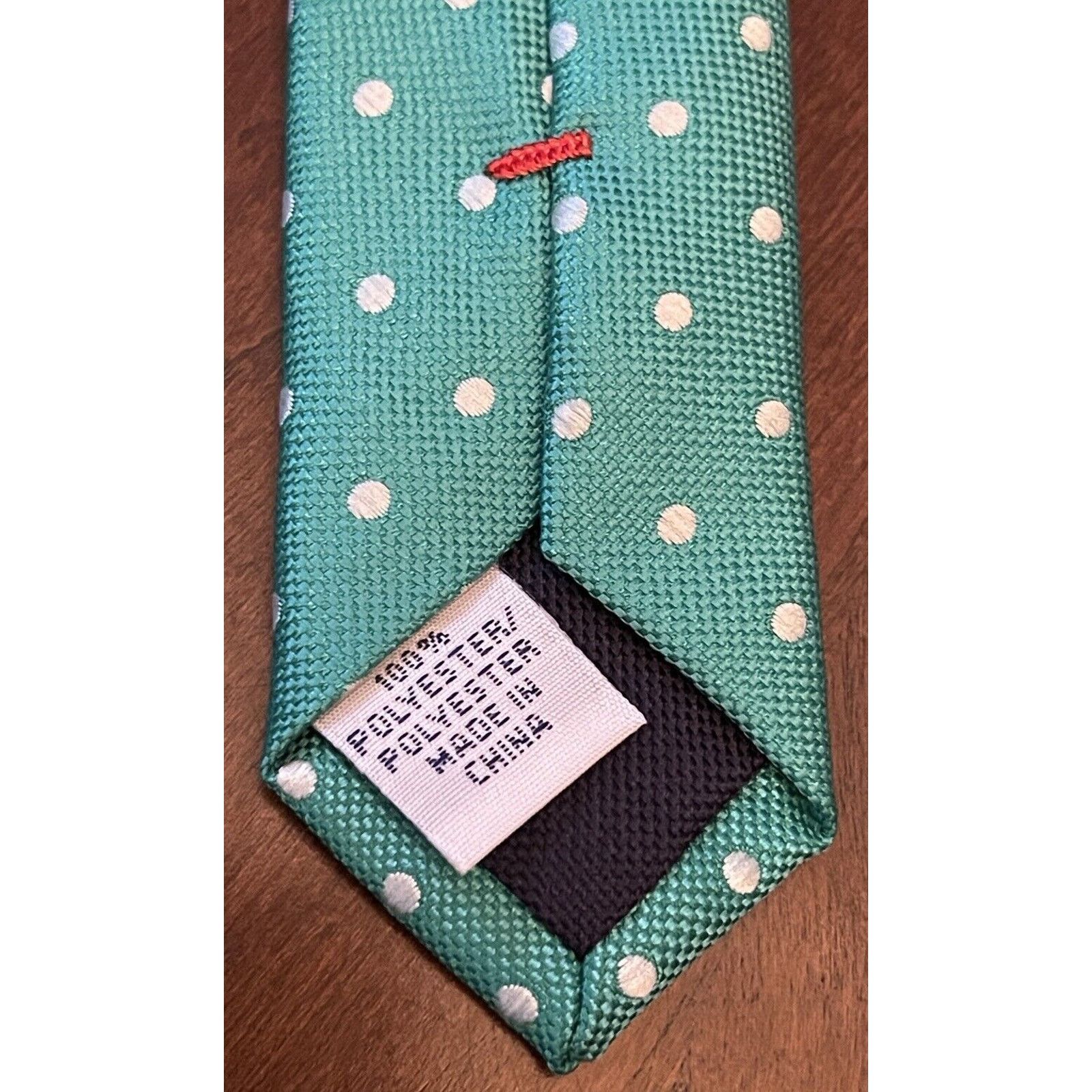 Izod Izod Green 100% Polyester Men’s Neck Tie Made In China Size ONE SIZE - 7 Thumbnail