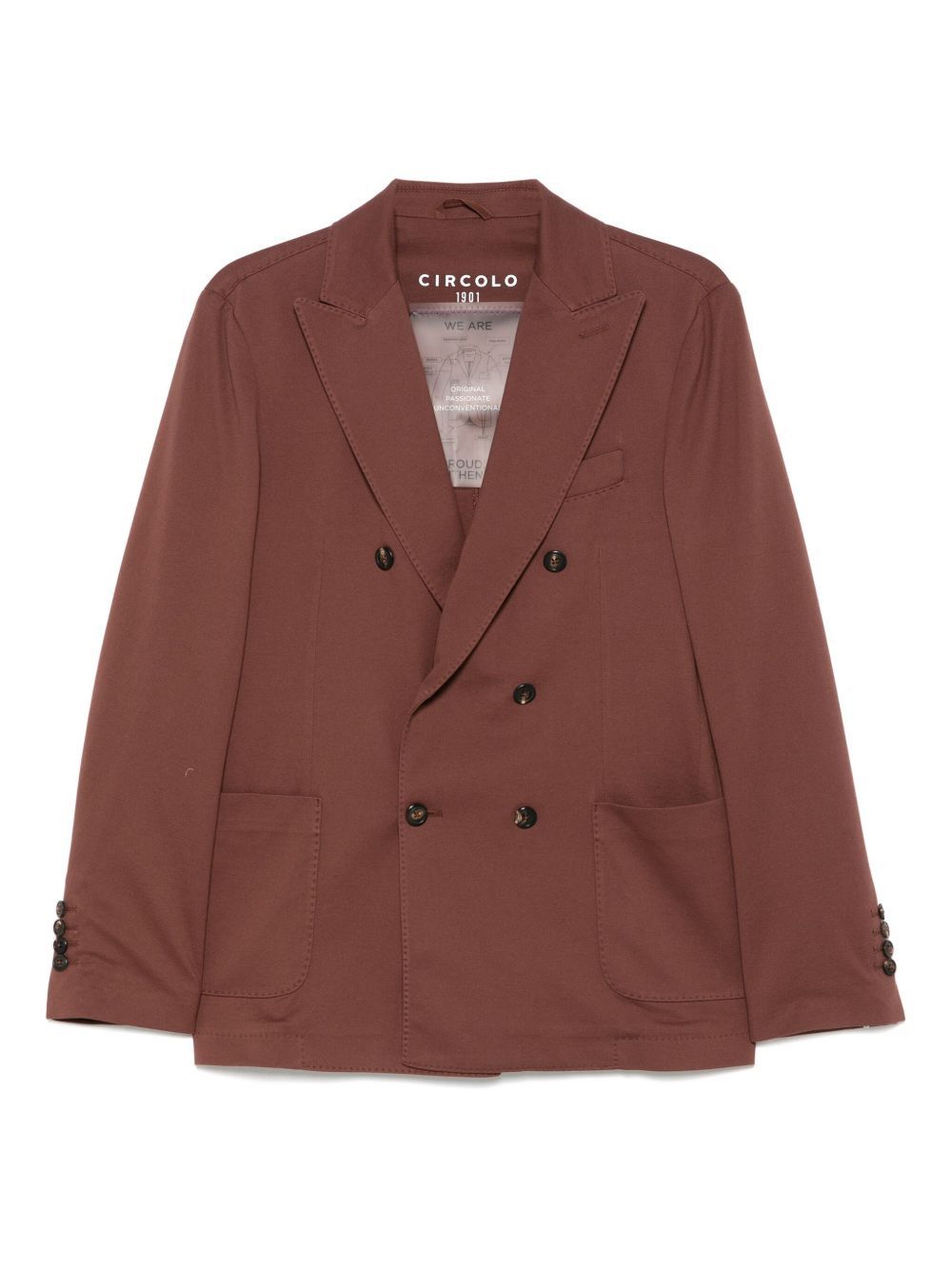 COTTON DOUBLE-BREASTED JACKET