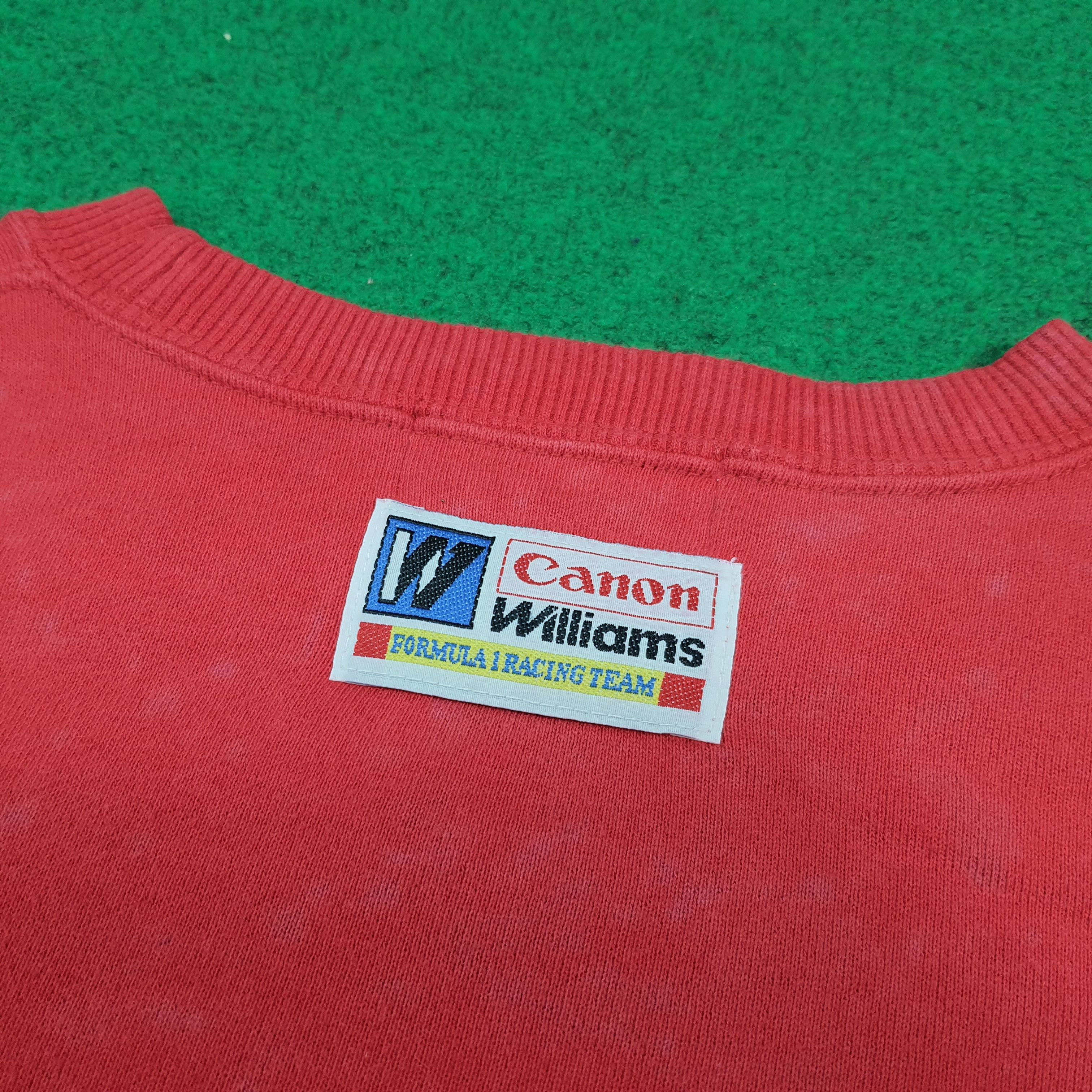 Canon Vintage Canon Williams Team F1 Racing Spirit Pullover C295N6 Size US M / EU 48-50 / 2 - 5 Thumbnail