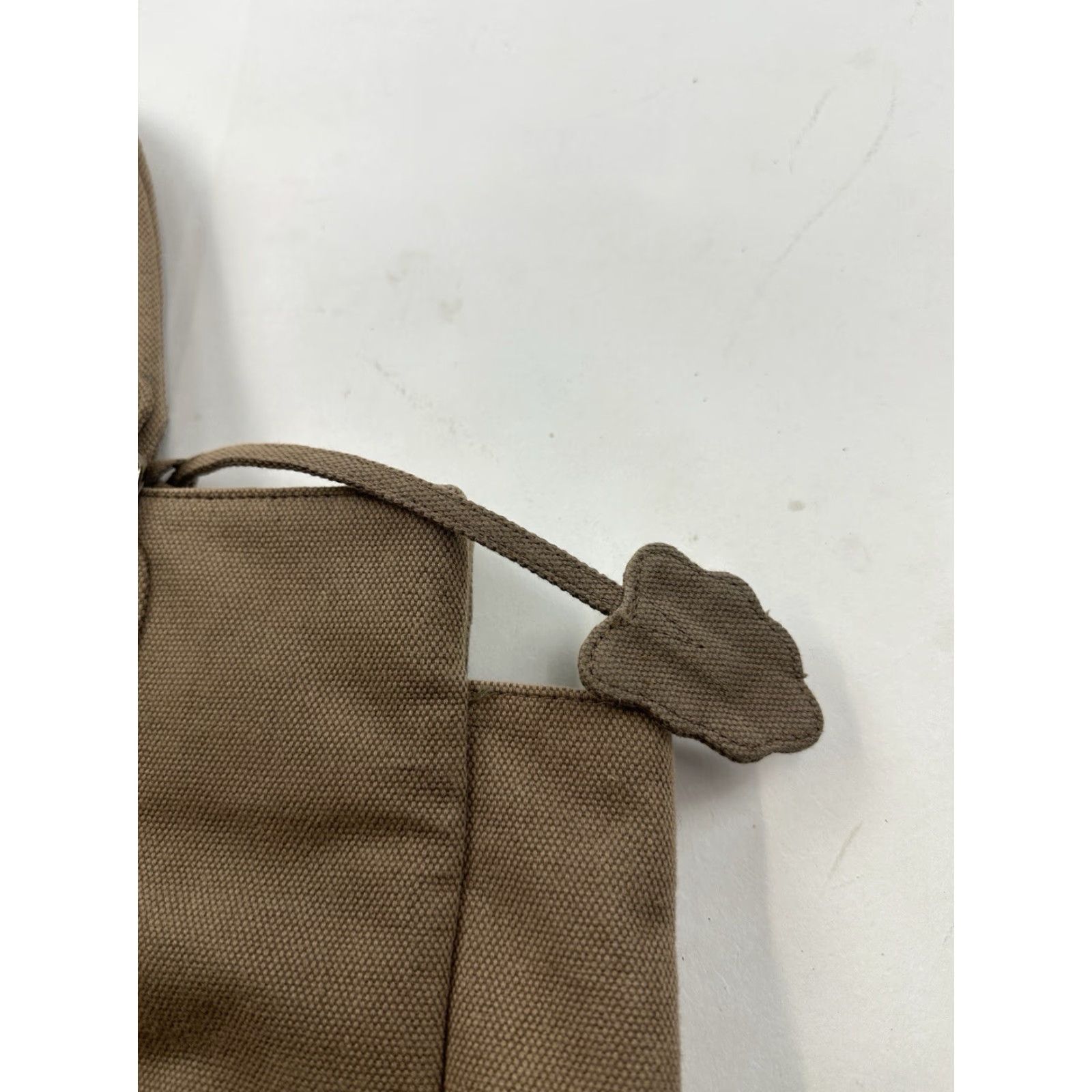 Gap VINTAGE GAP Tote Bag Womens Brown Large Canvas Full Zip Y2K Size ONE SIZE - 2 Thumbnail