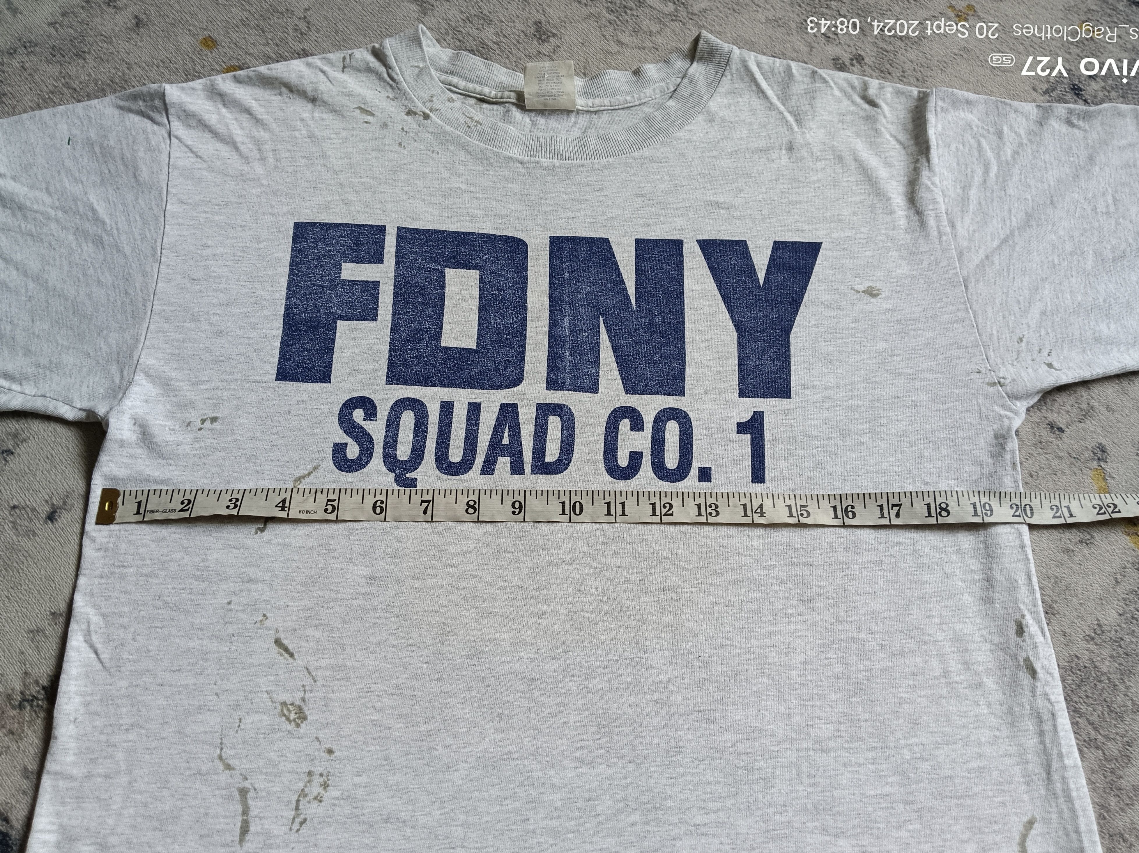 Vintage VINTAGE FDNY SQUAD CO 1 KEEP BACK 200FT Size US M / EU 48-50 / 2 - 4 Thumbnail