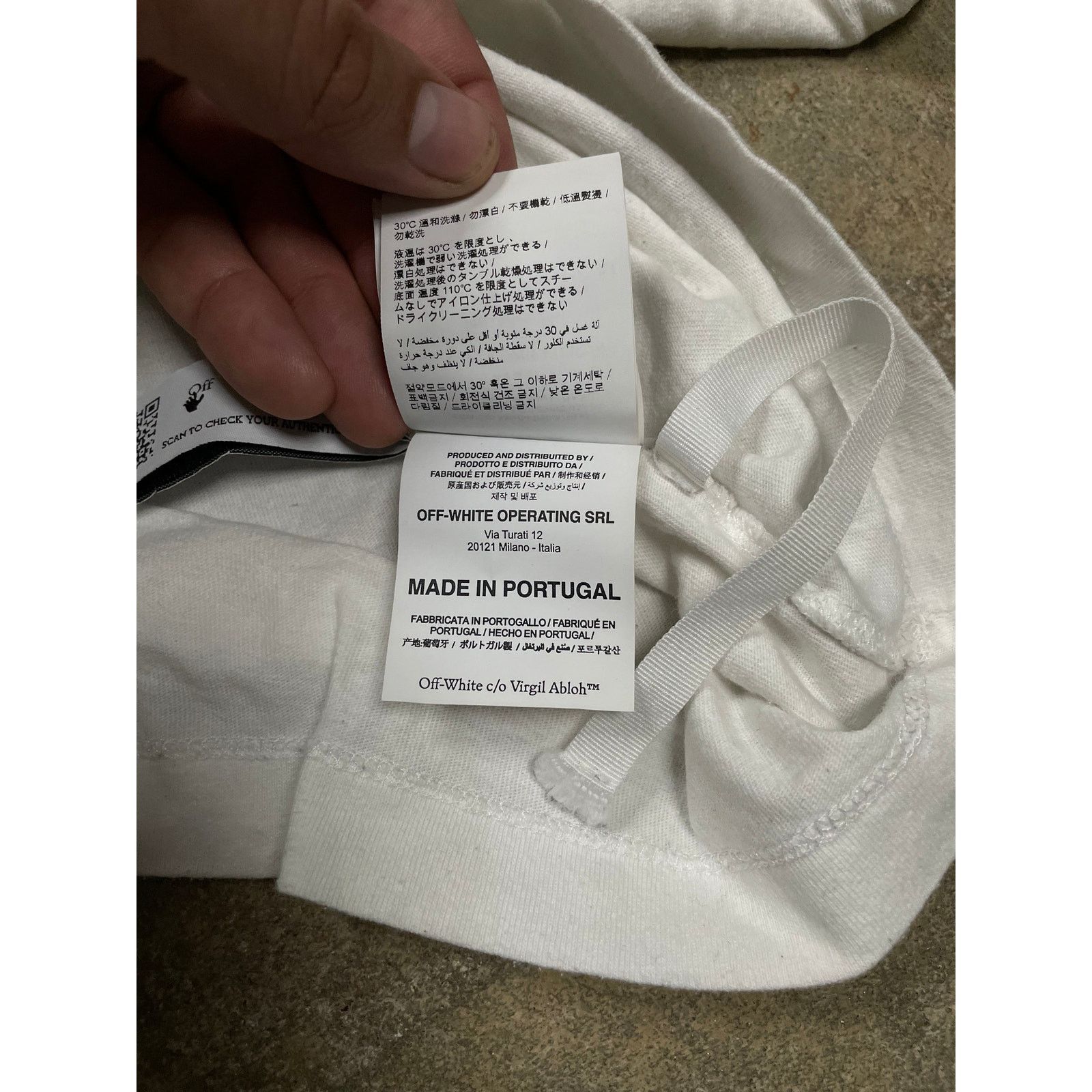 Off-White Off White LS White Black Used XL Size US XL / EU 56 / 4 - 6 Thumbnail