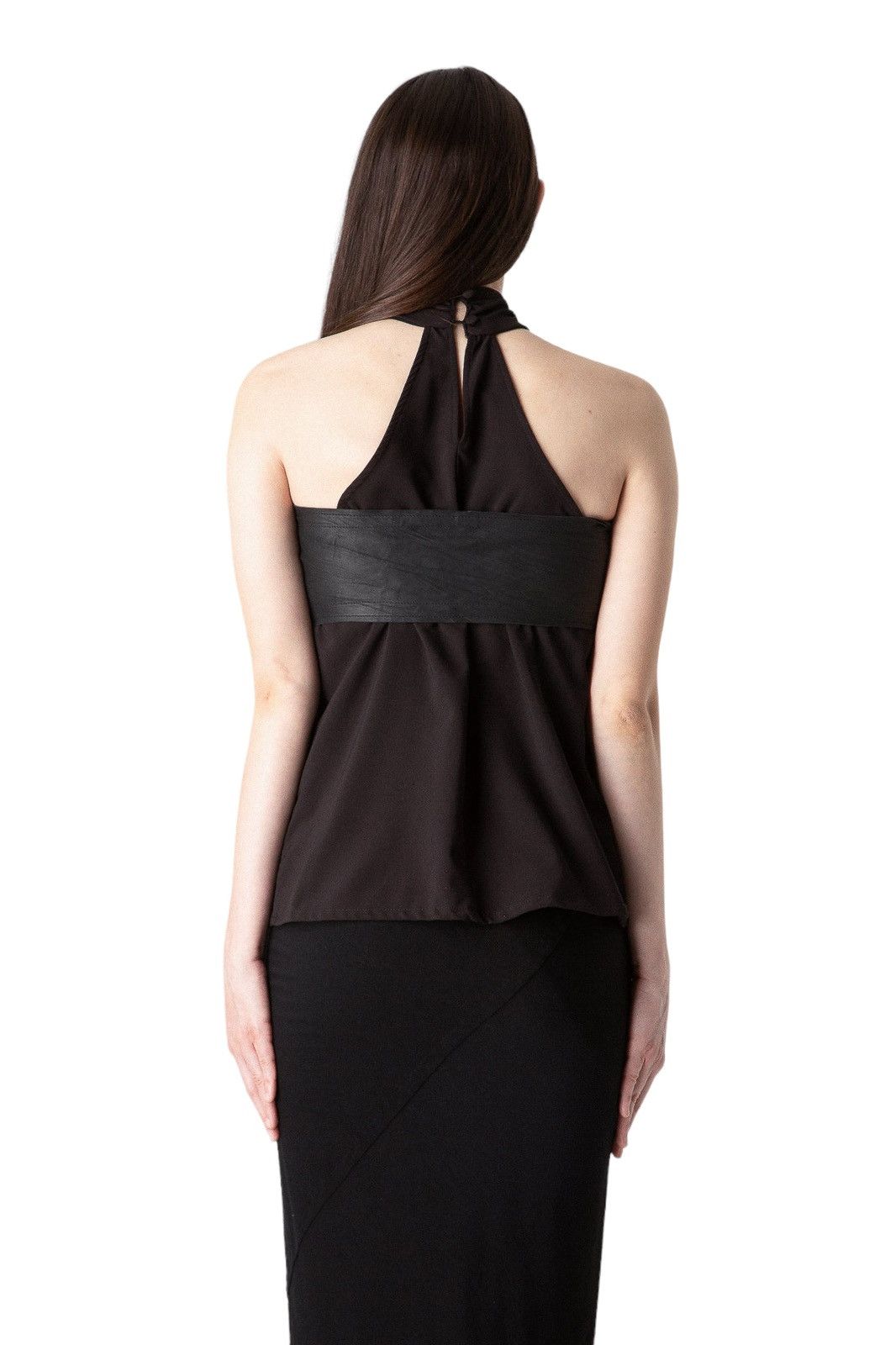 Yohji Yamamoto $1690 Goat Leather Wrap Corset Size M / US 6-8 / IT 42-44 - 7 Thumbnail