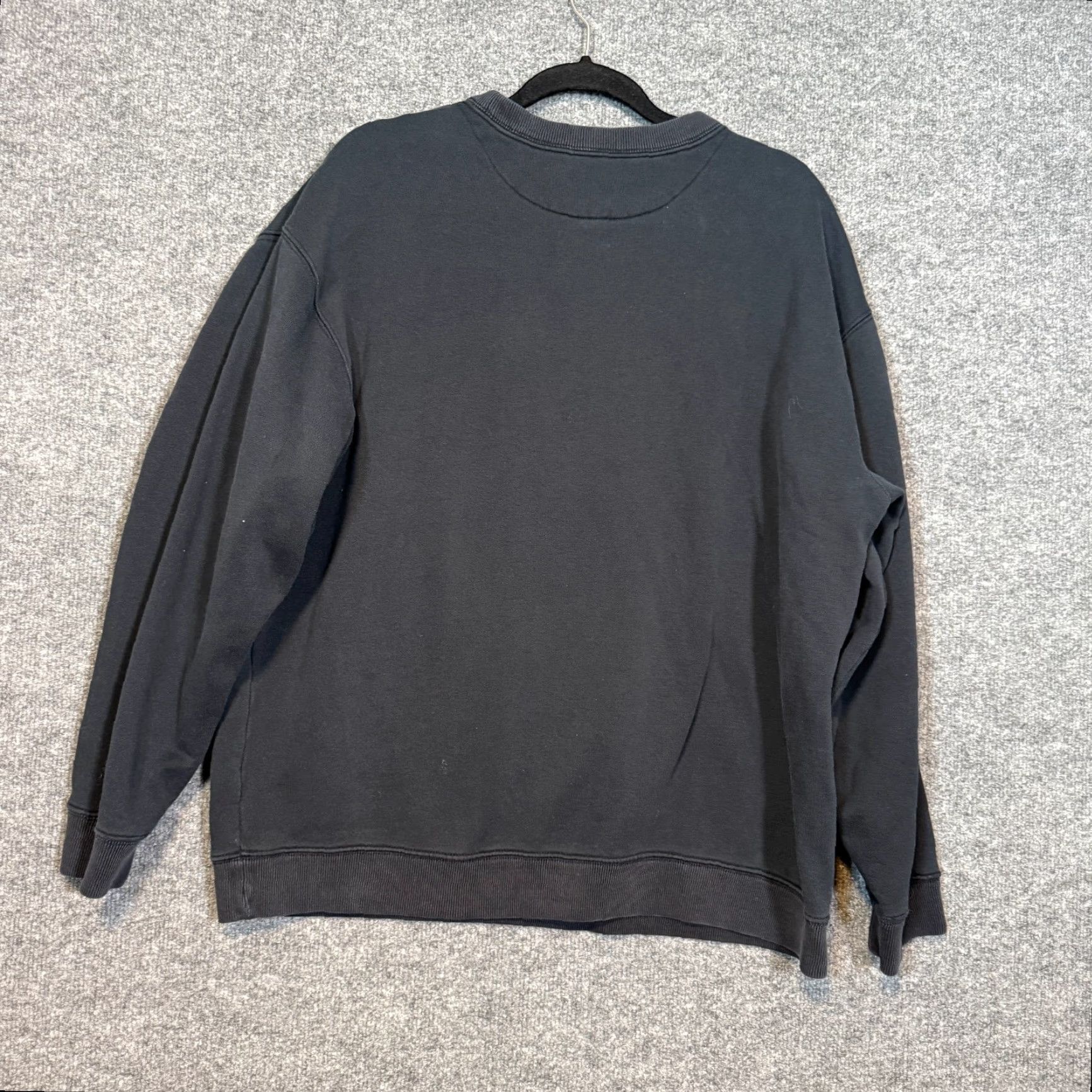Croft & Barrow VINTAGE Croft & Barrow Sweatshirt Wolf Embroidered Nature Animals Y2K Large Mens Crew Neck Fleece Pullover Black Size US L / EU 52-54 / 3 - 7 Thumbnail