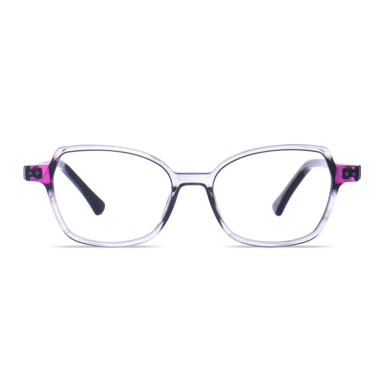 NW 77TH FIREPLACE HAZE GREY PURPLE FRAMES EYEGLASSES