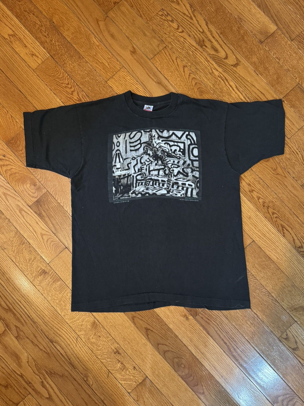 Keith Haring Vintage 1992 Keith Haring x Annie Leibovitz Portrait Tee Size US XL / EU 56 / 4 - 2 Thumbnail