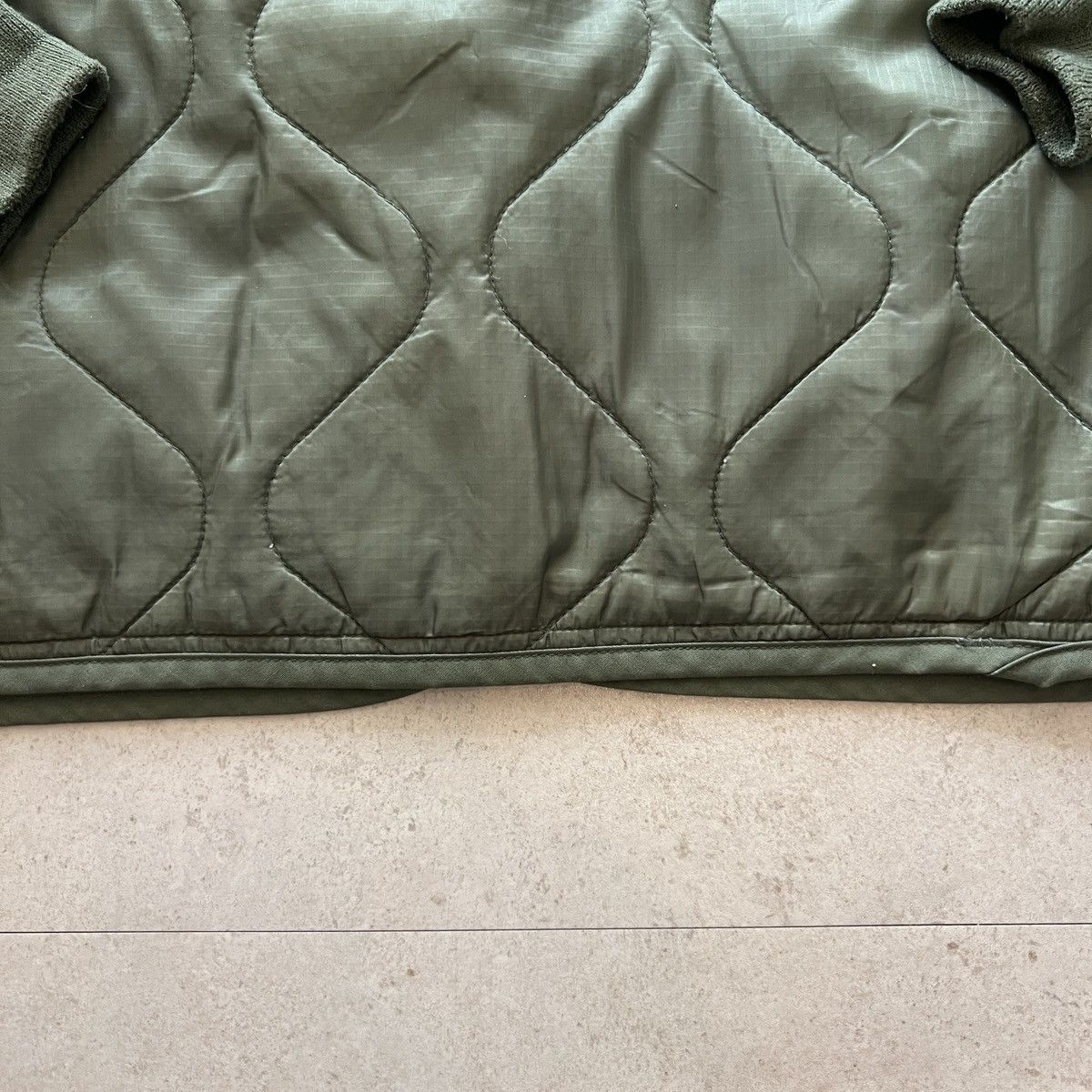 Alpha Industries × CDG by Comme des Garcons Vintage 00s CDG Alpha Industries Quilted Liner Jacket Size US L / EU 52-54 / 3 - 6 Thumbnail