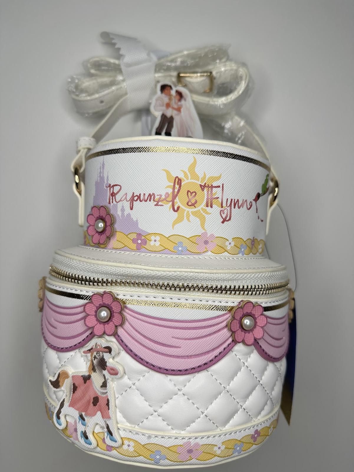 Other NWT Danielle Nicole Disney Tangled Wedding Cake Crossbody Size ONE SIZE - 1 Preview