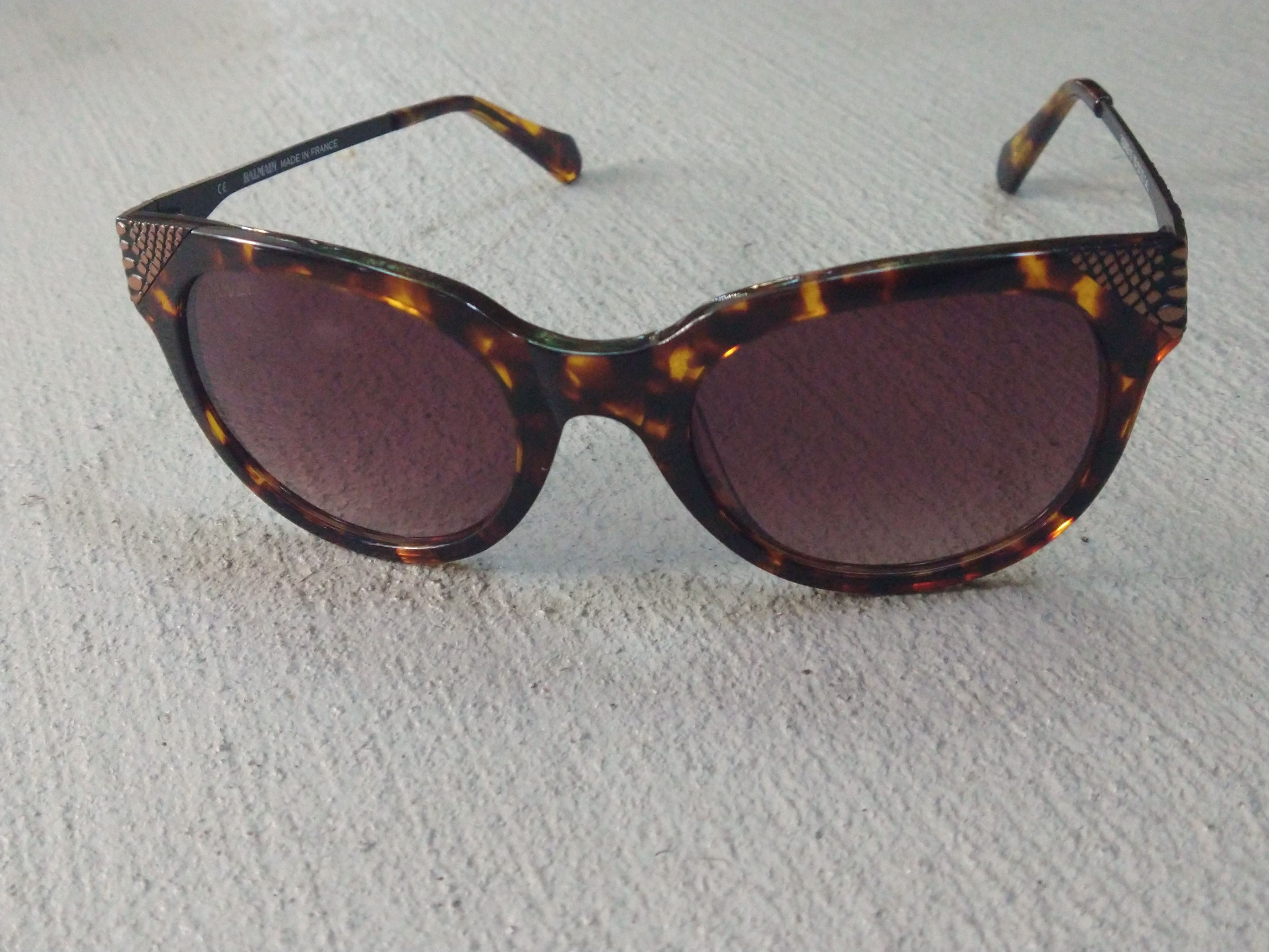 Balmain Balmain Sunglasses BL2082B Brown Tortoise Cat Eye Size ONE SIZE - 3 Thumbnail