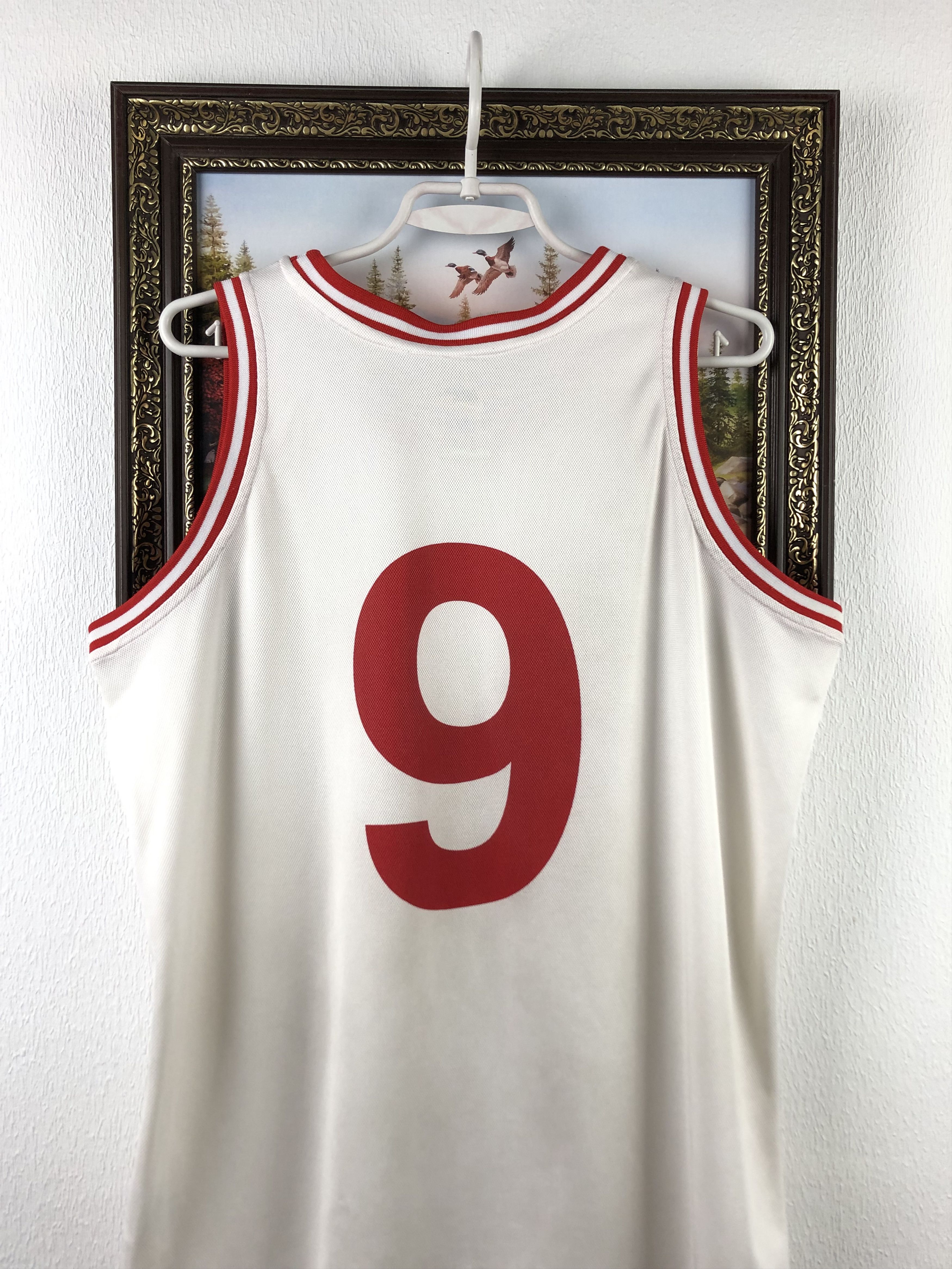 Nike Vintage Nike Hungary Basketball Jersey #9 Player Issue Shirt Size US XL / EU 56 / 4 - 11 Thumbnail