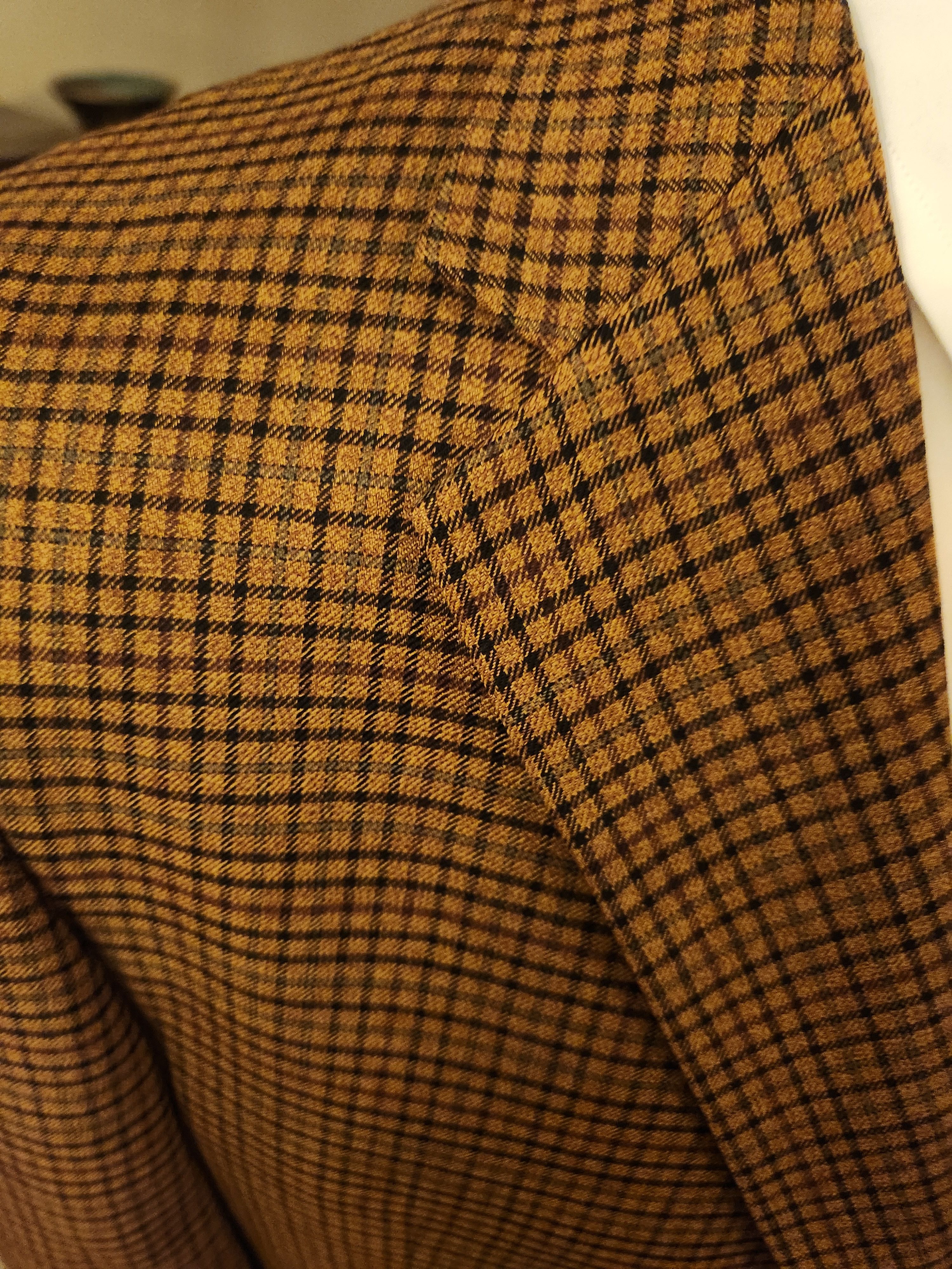 Austin Reed Vintage 100% Wool Checkered Blazer Size 42R - 3 Thumbnail