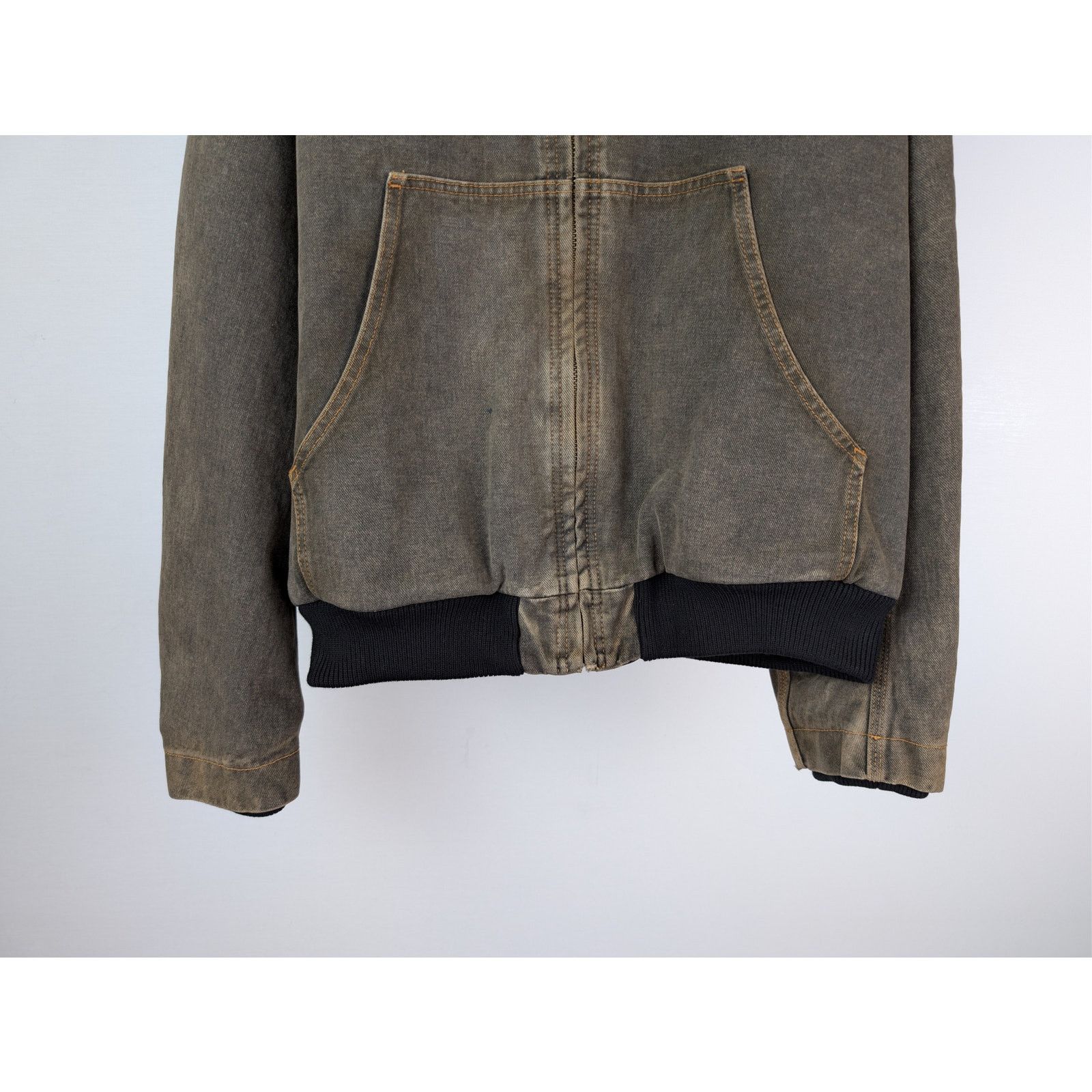 Maison Margiela o1rshd1 MM6 Hooded Hoodie Denim Jacket in Brown Size US M / EU 48-50 / 2 - 3 Thumbnail