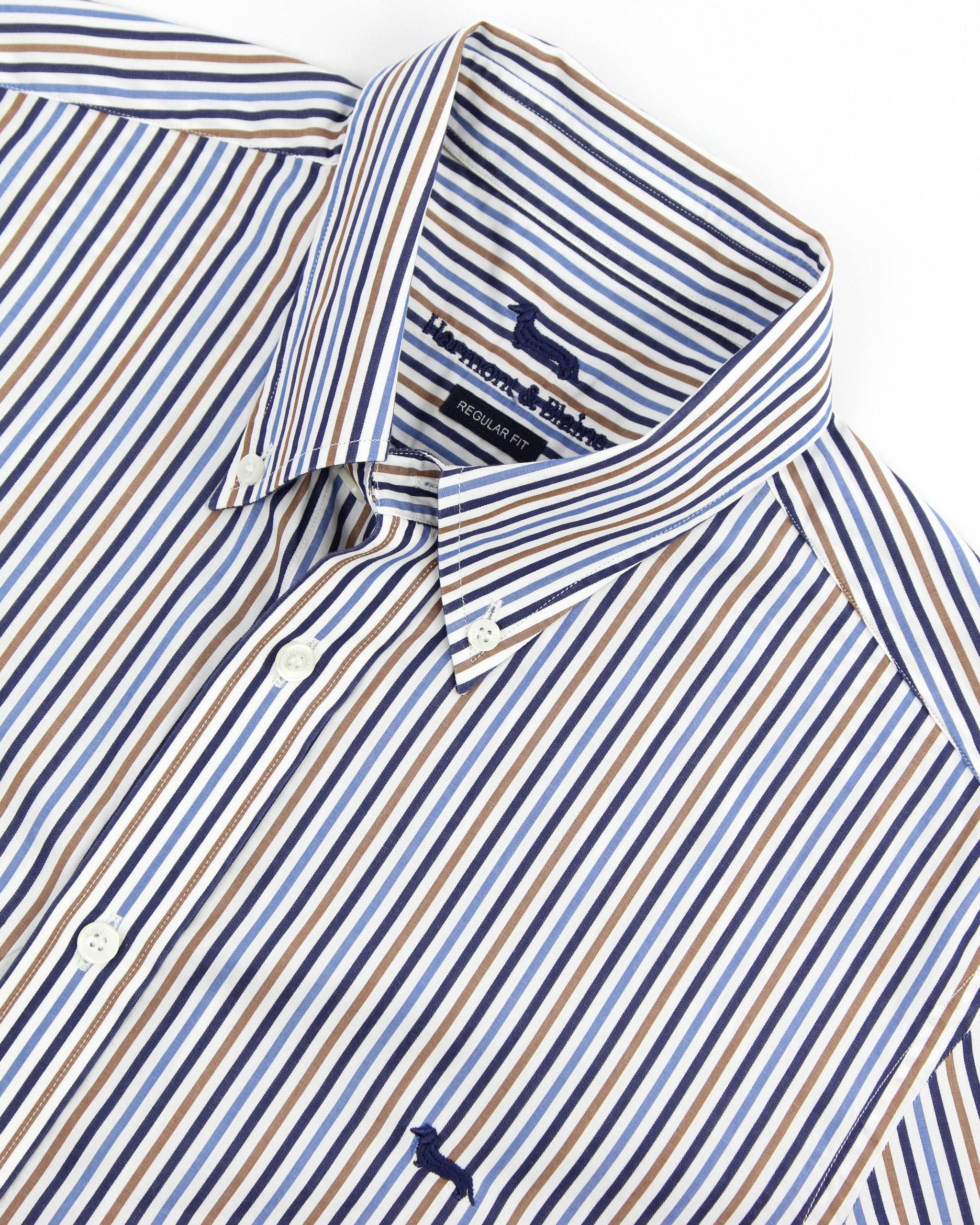 Harmont & Blaine HARMONT&BLAINE Striped shirt with logo Size US XL / EU 56 / 4 - 8 Thumbnail