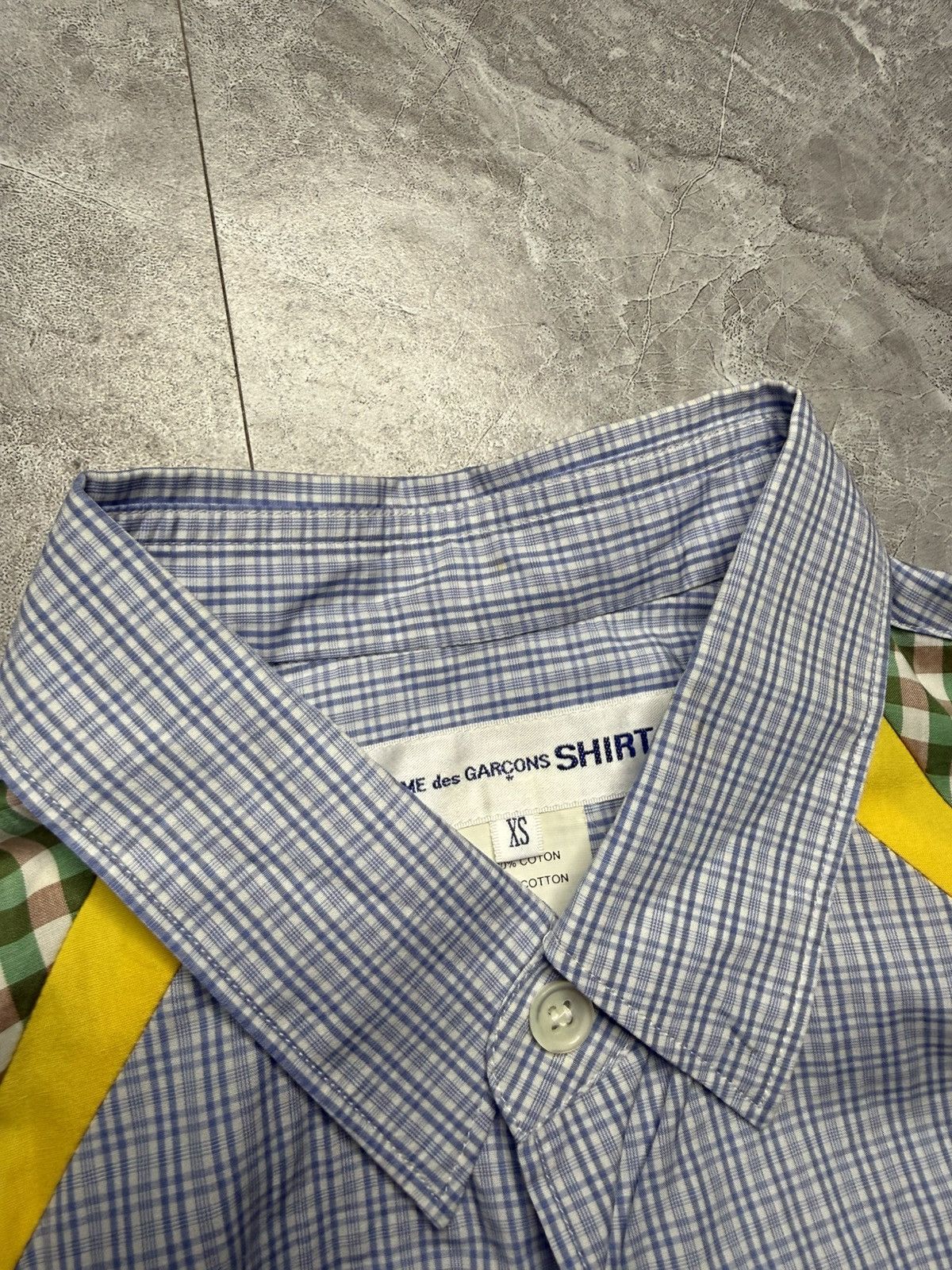 Comme des Garcons SHIRT CDG Shirt S/S 13 Patch Panneled Buttondown Size US XS / EU 42 / 0 - 8 Thumbnail