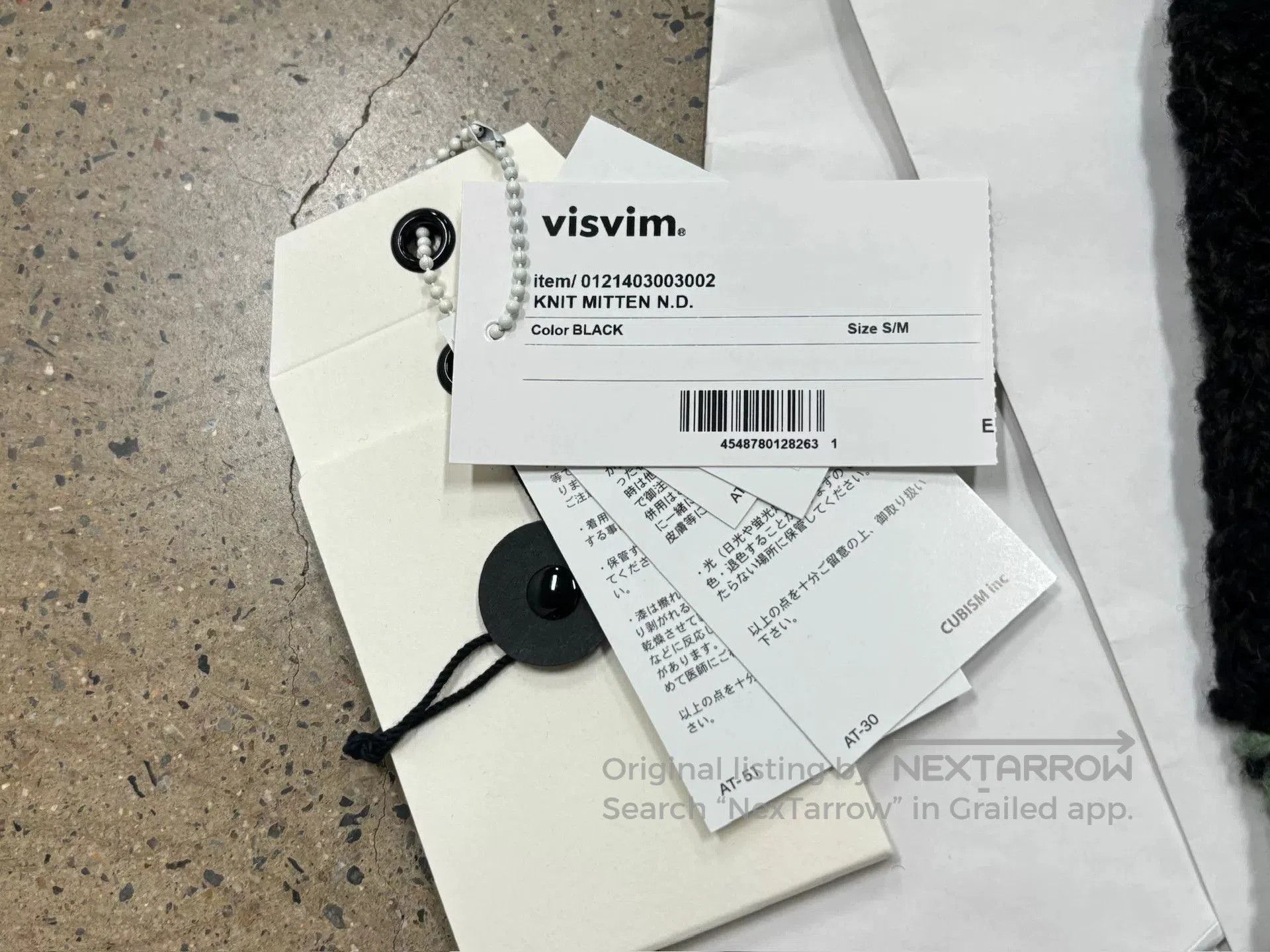 Visvim VISVIM KNIT MITTEN N.D.. Size ONE SIZE - 2 Thumbnail