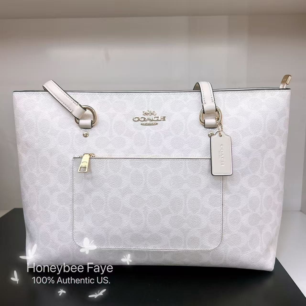 Coach Station Tote Bag In Signature Canvas CCD69 Size ONE SIZE - 1 Thumbnail