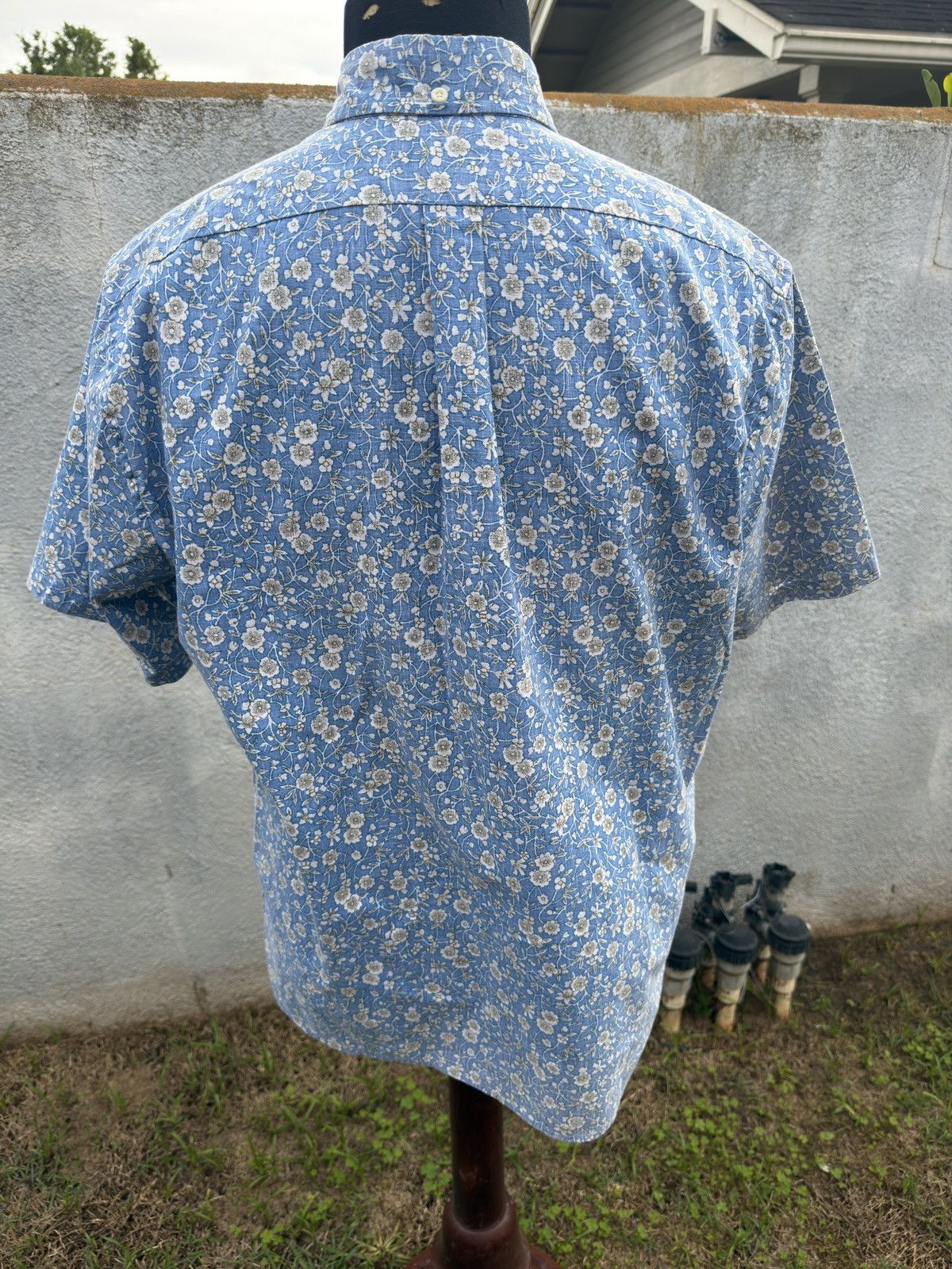 Reyn Spooner PreOwned Reyn Spooner Hawaiian Print Men's Medium Blue Size US M / EU 48-50 / 2 - 2 Thumbnail