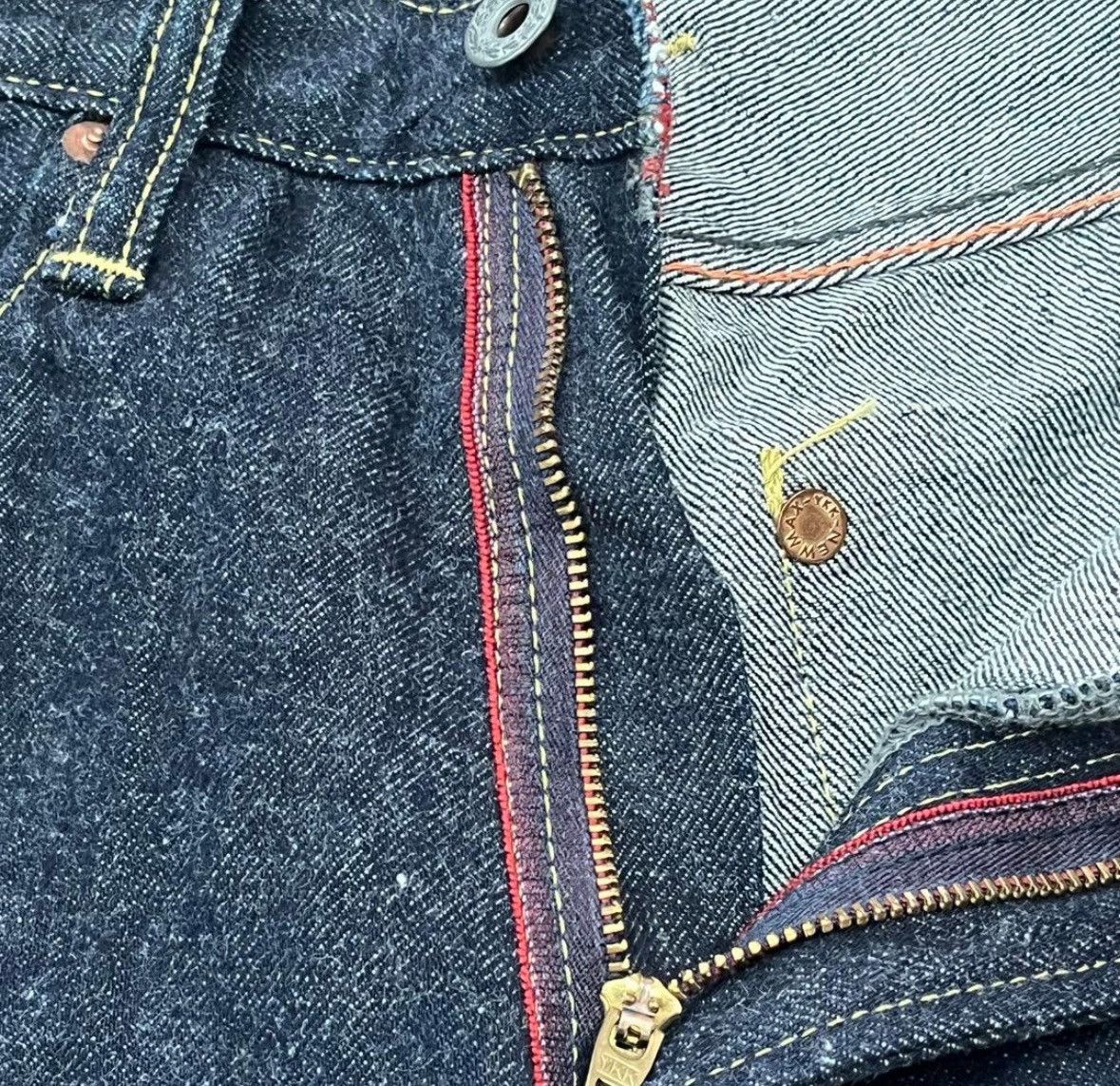 Kapital No War Blue Hands Indigo Dyed Denim Jeans Size US 28 / EU 44 - 9 Thumbnail