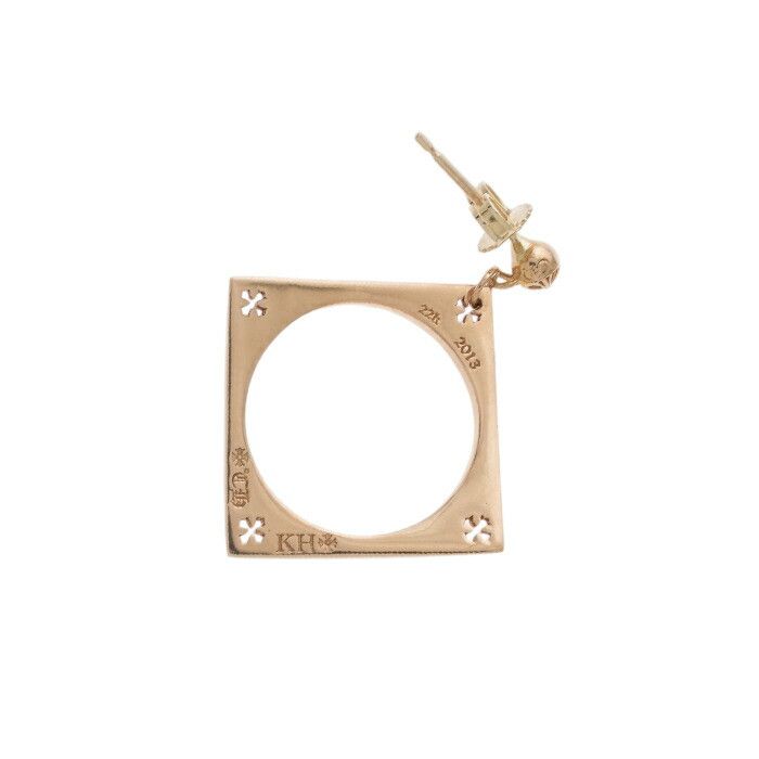 Chrome Hearts Chrome Hearts Kate Hudson 22k Square Earring Size ONE SIZE - 2 Thumbnail