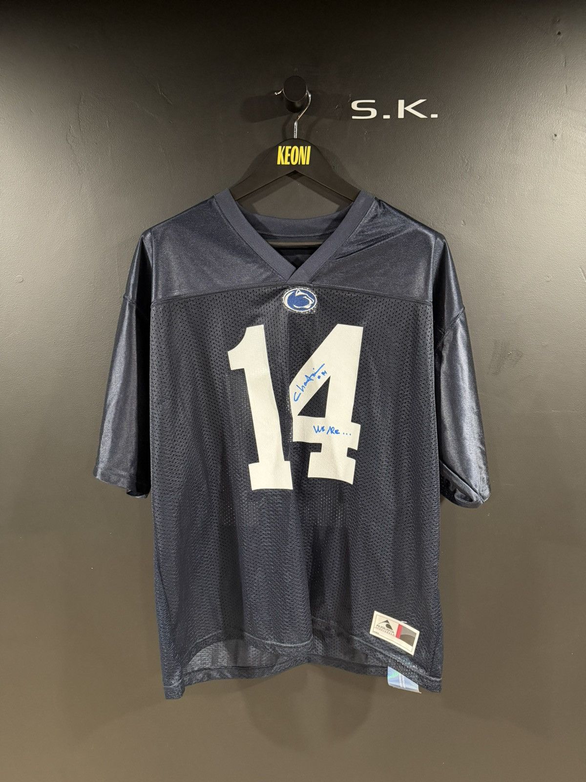 Vintage 2000s Y2K Vintage Penn State PSU Signed NCAA Jersey XL BNWT Size US XL / EU 56 / 4 - 1 Thumbnail