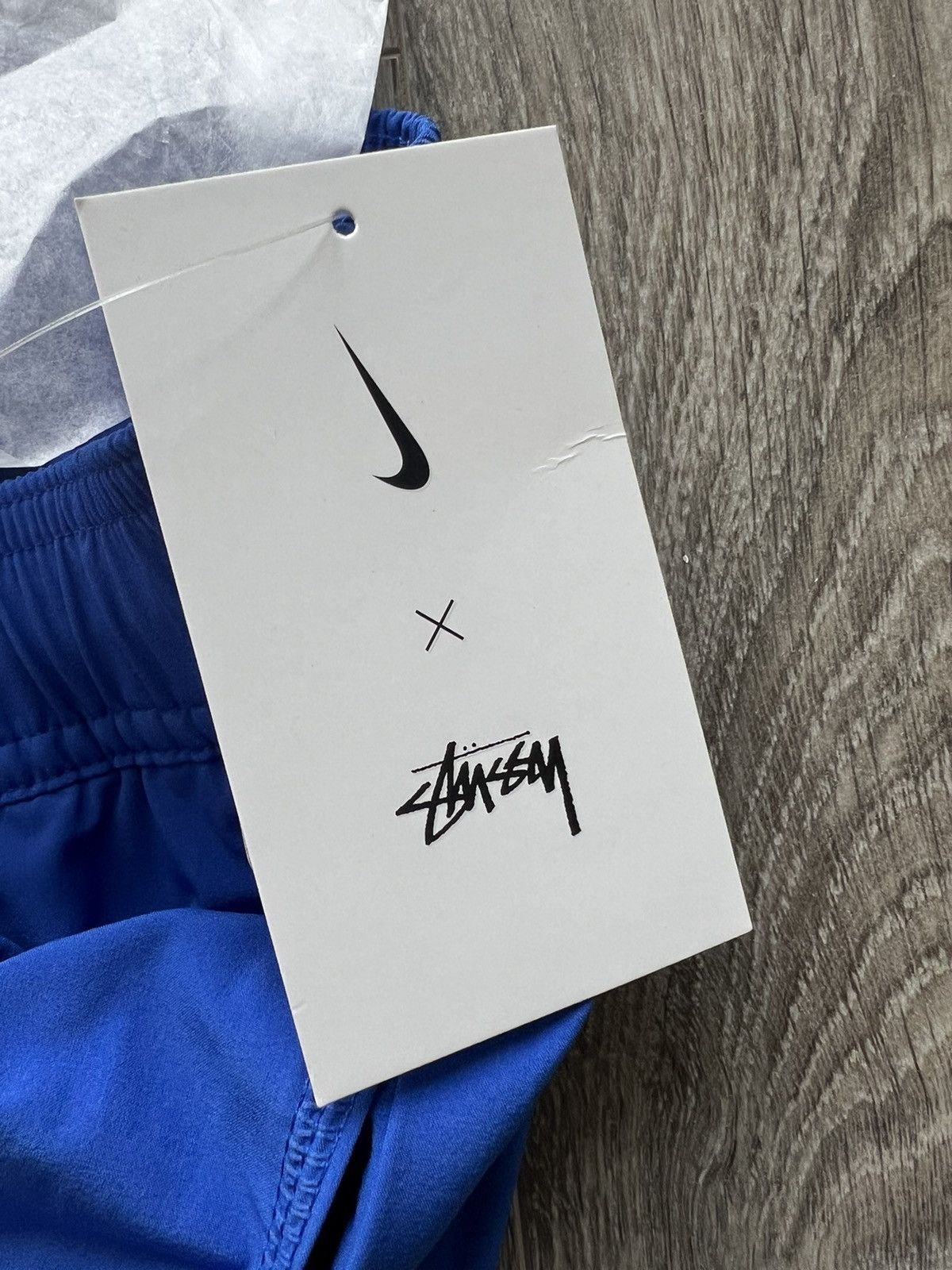 Stussy Stussy x Nike water shorts “Hyper Royal”💙🤍 Size US 29 - 10 Thumbnail