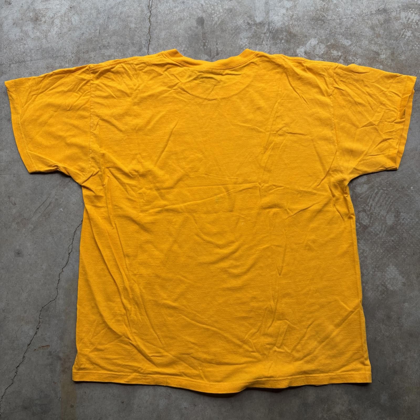 Tommy Hilfiger × Vintage Vintage 90s Y2K Tommy Hilfiger Golden Yellow Grunge Shirt Size US XL / EU 56 / 4 - 5 Thumbnail