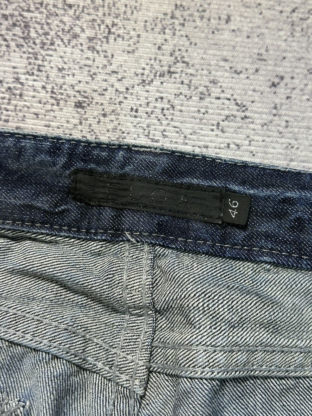 GOSTAR DE FUGA 2000s FUGA Flare Stone Washed Distressed Denim Jeans Size US 31 - 10 Thumbnail