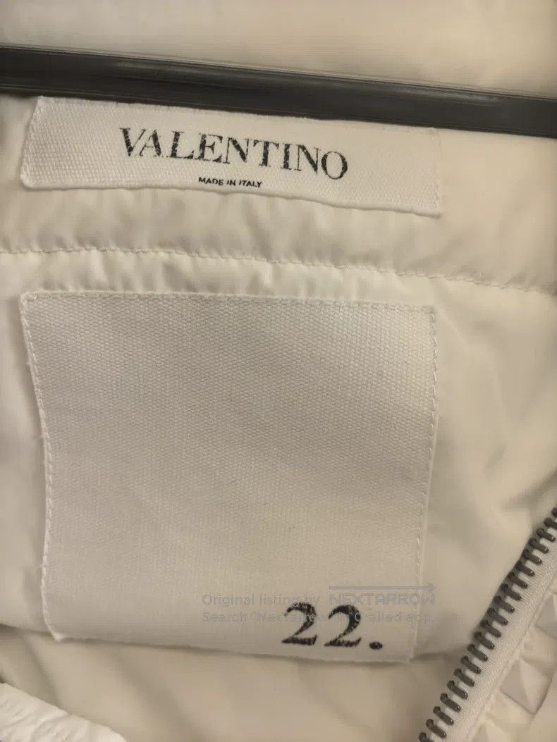 Valentino Valentino White hooded down jacket Size S / US 4 / IT 40 - 3 Thumbnail
