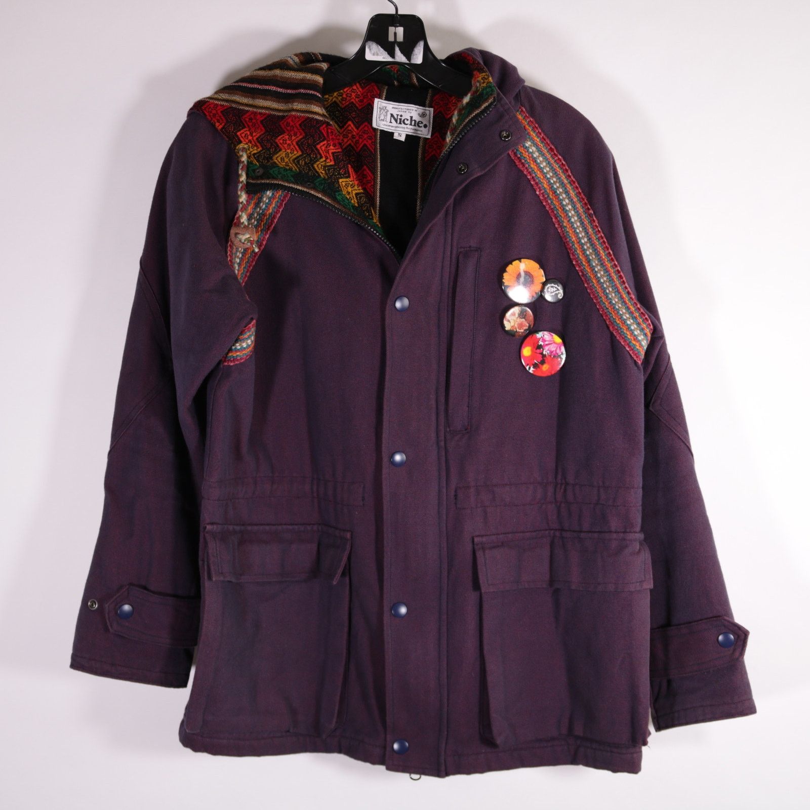 Niche Niche Japan Hooded Field Jacket with Pins Small Size US S / EU 44-46 / 1 - 1 Thumbnail