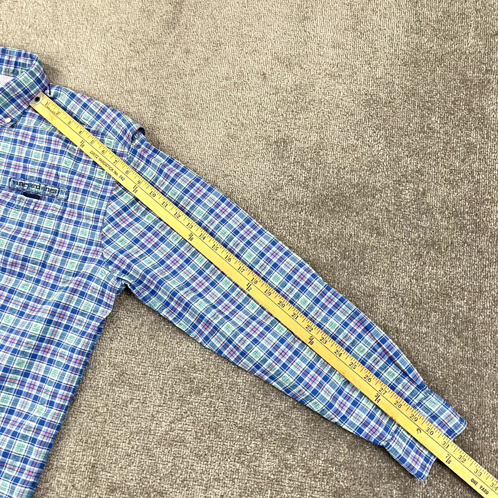 Vineyard Vines VINEYARD VINES Harbor Shirt Mens Large Plaid Nylon Performance Vented Shirt, Button-Up, Long Sleeve, Multicolor, Regular Fit Size US L / EU 52-54 / 3 - 7 Thumbnail