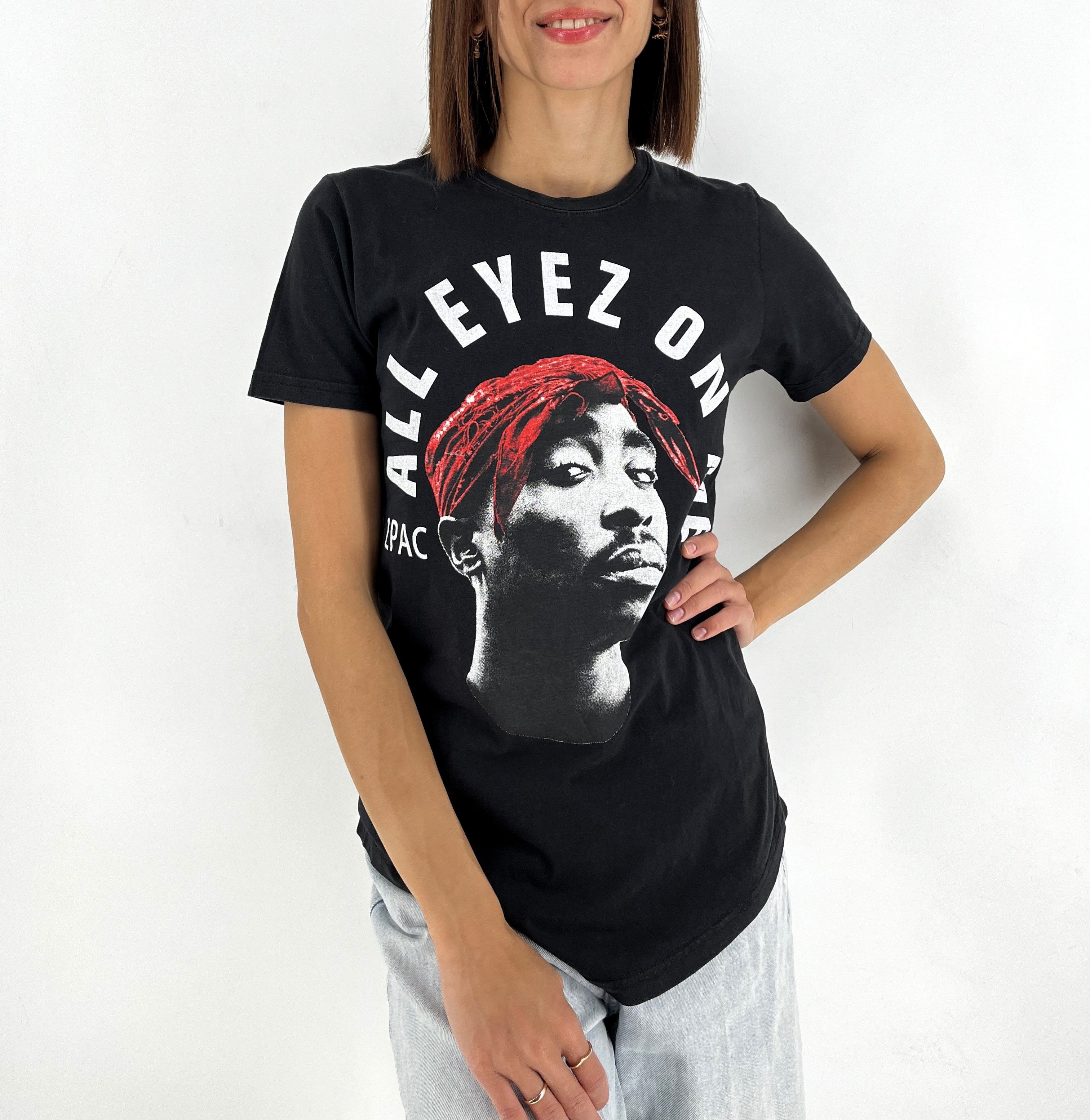 Band Tees Vintage Y2K 2PAC Tupac Shakur HipHop Rap Tee Size M Size M / US 6-8 / IT 42-44 - 3 Thumbnail