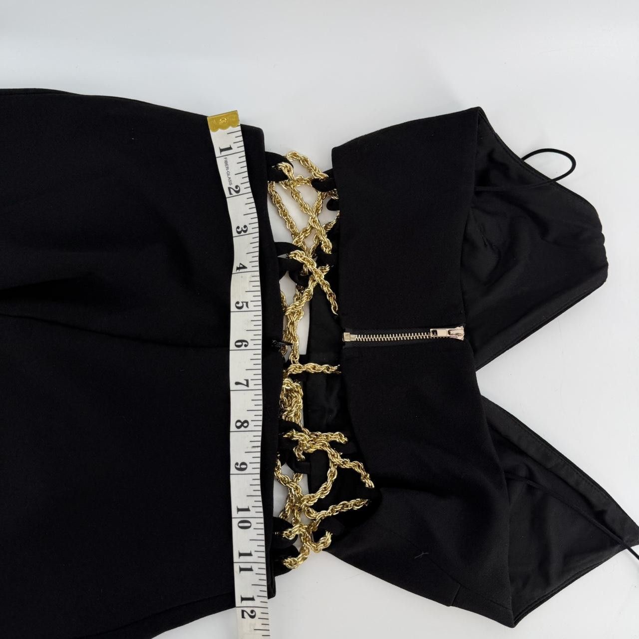Meshki Gold Chain Maxi Dress